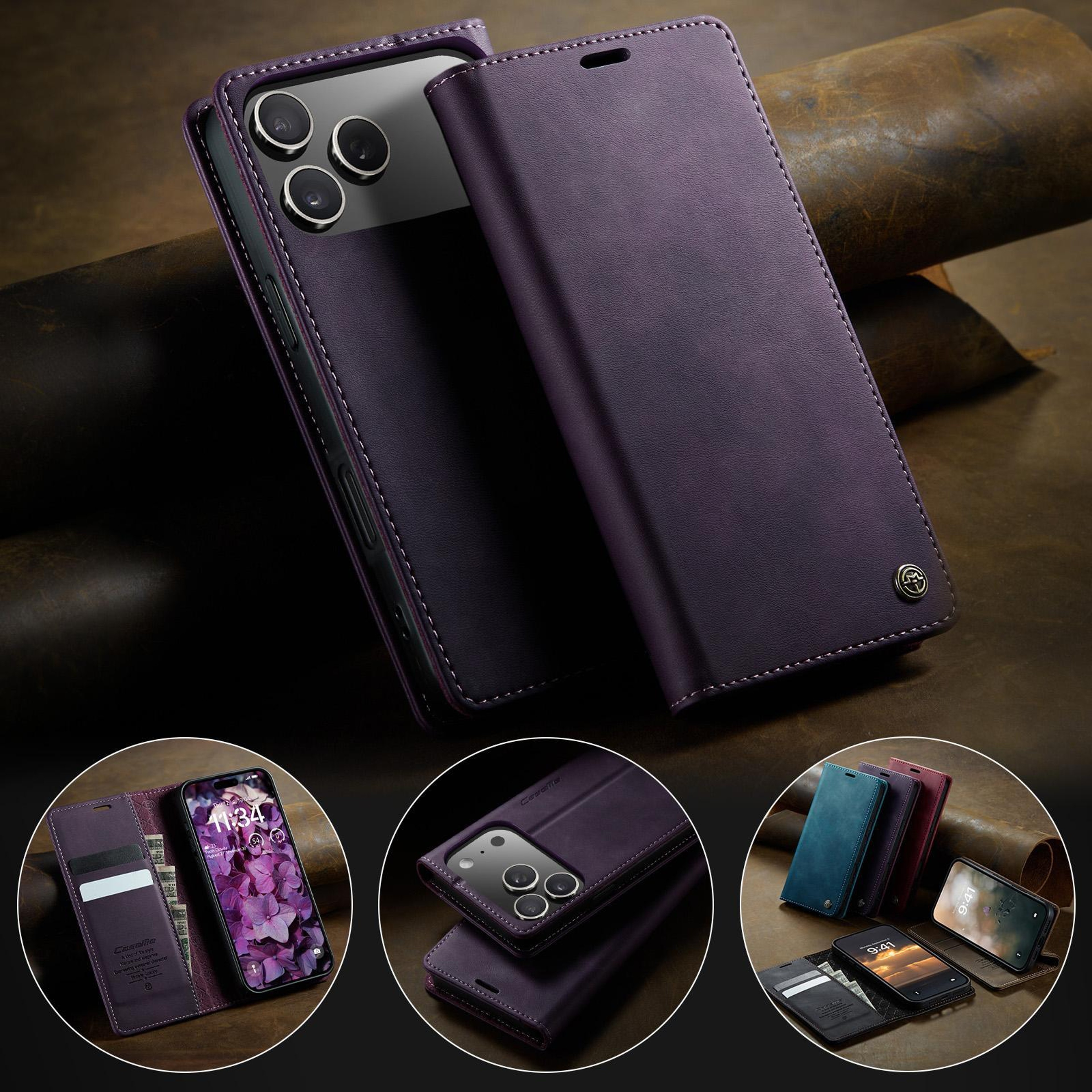 IPhone 18 Pro Max RFID Blocking Wallet Case With Kickstand 11