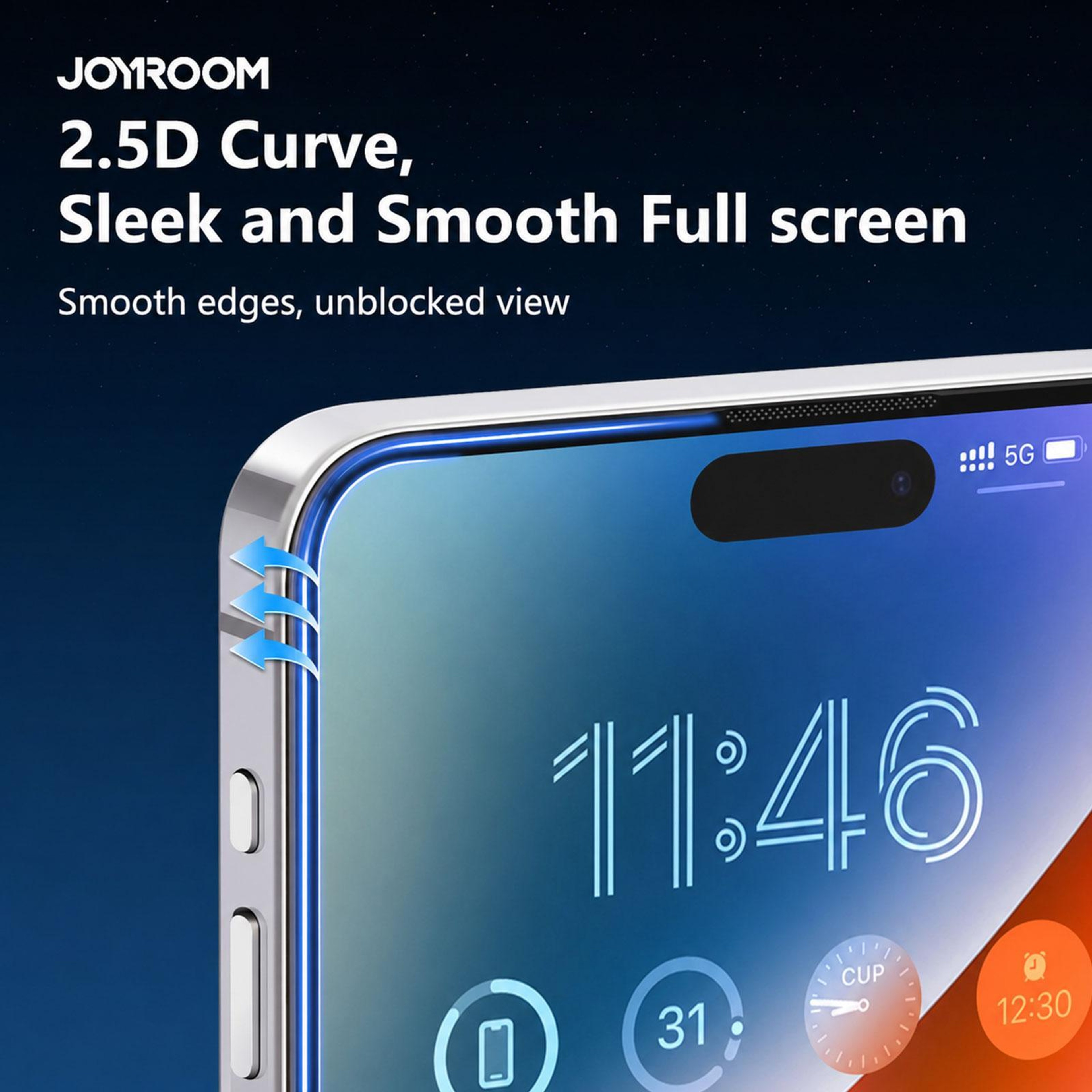 iPhone 18 Pro Privacy Tempered Glass Screen Protector with Full Screen Coverage – view 4