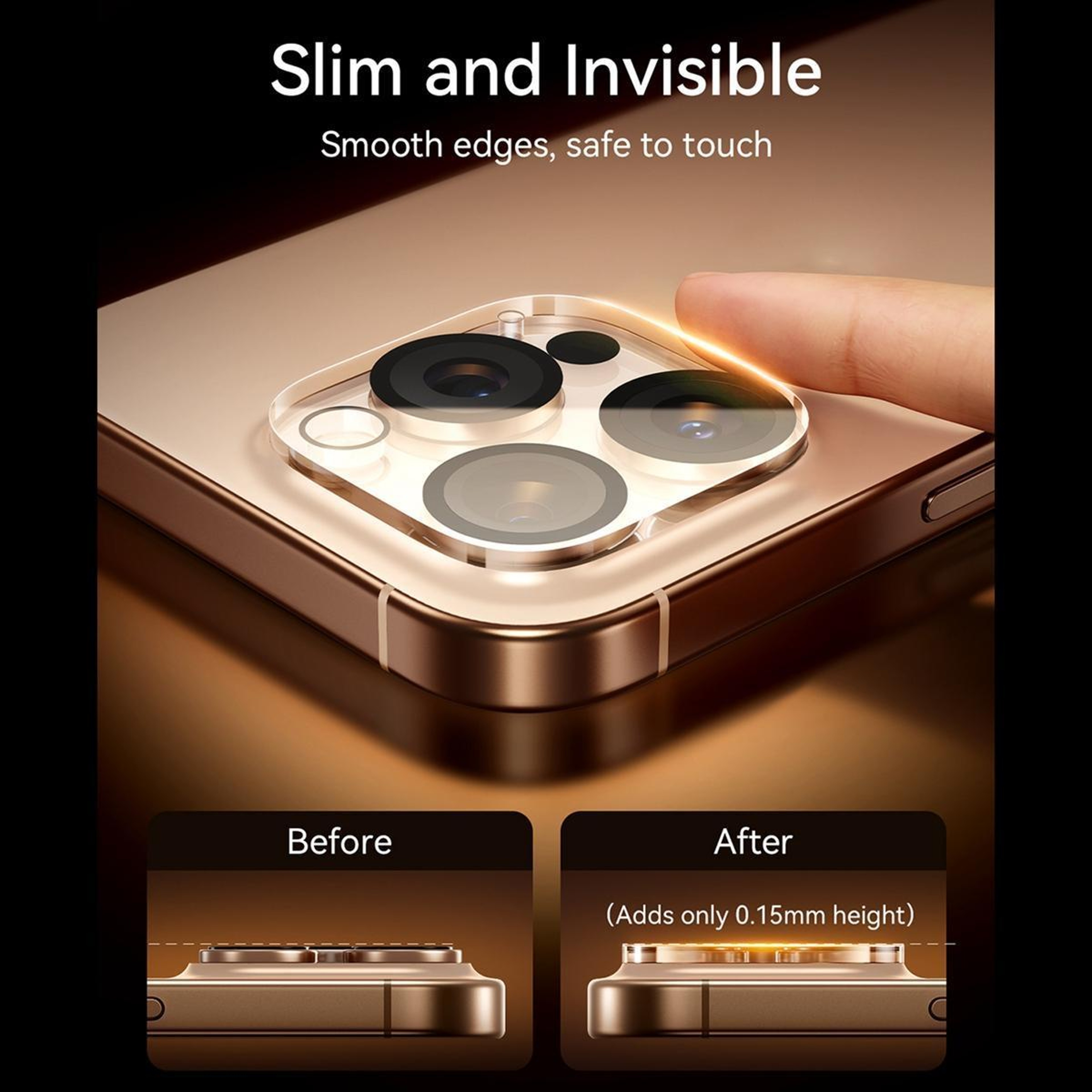 iPhone 18 Pro Max Camera Lens Protector Diamond Mirror Gem Edition – view 8