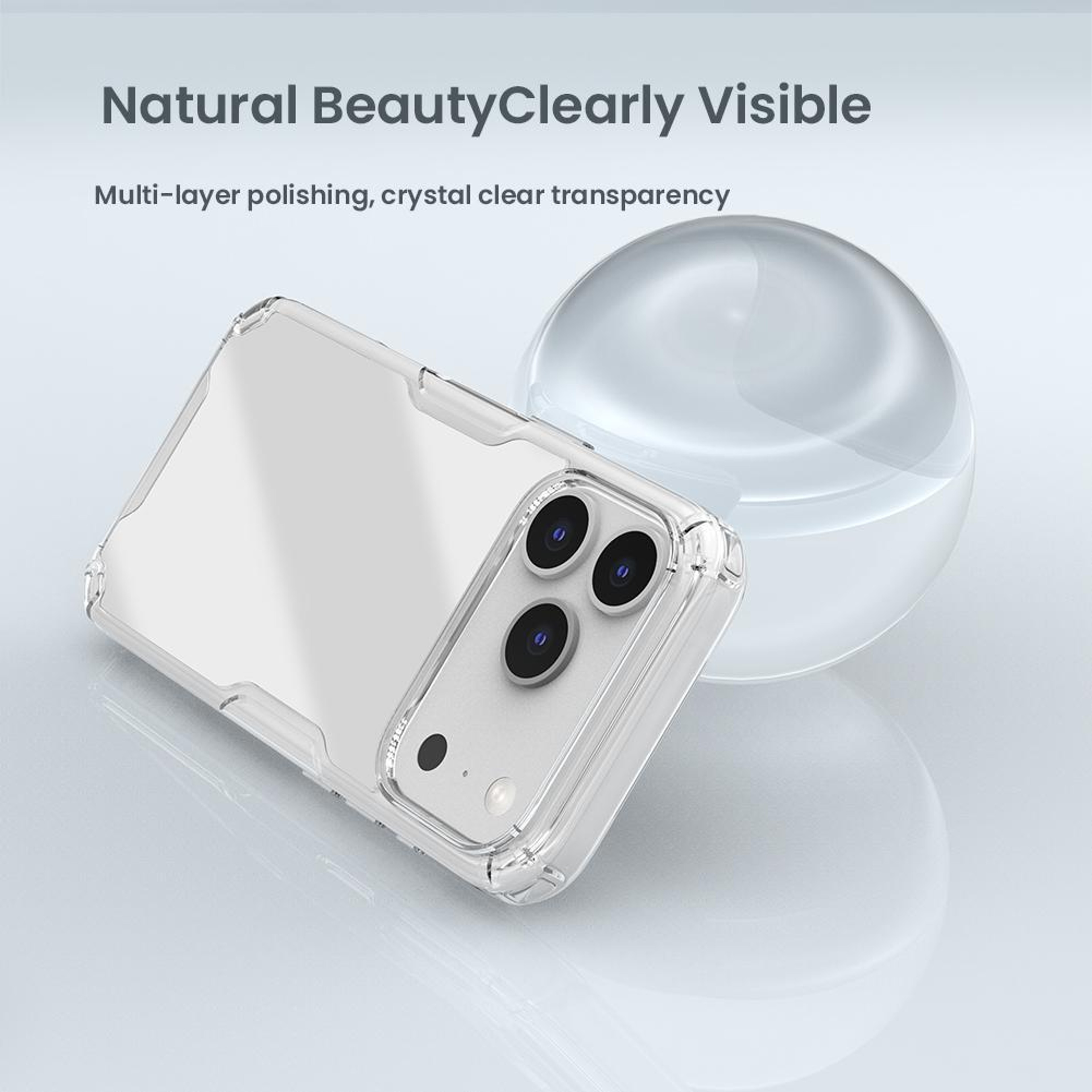 Ultra Clear PC TPU Case For IPhone 18 Pro Max 4