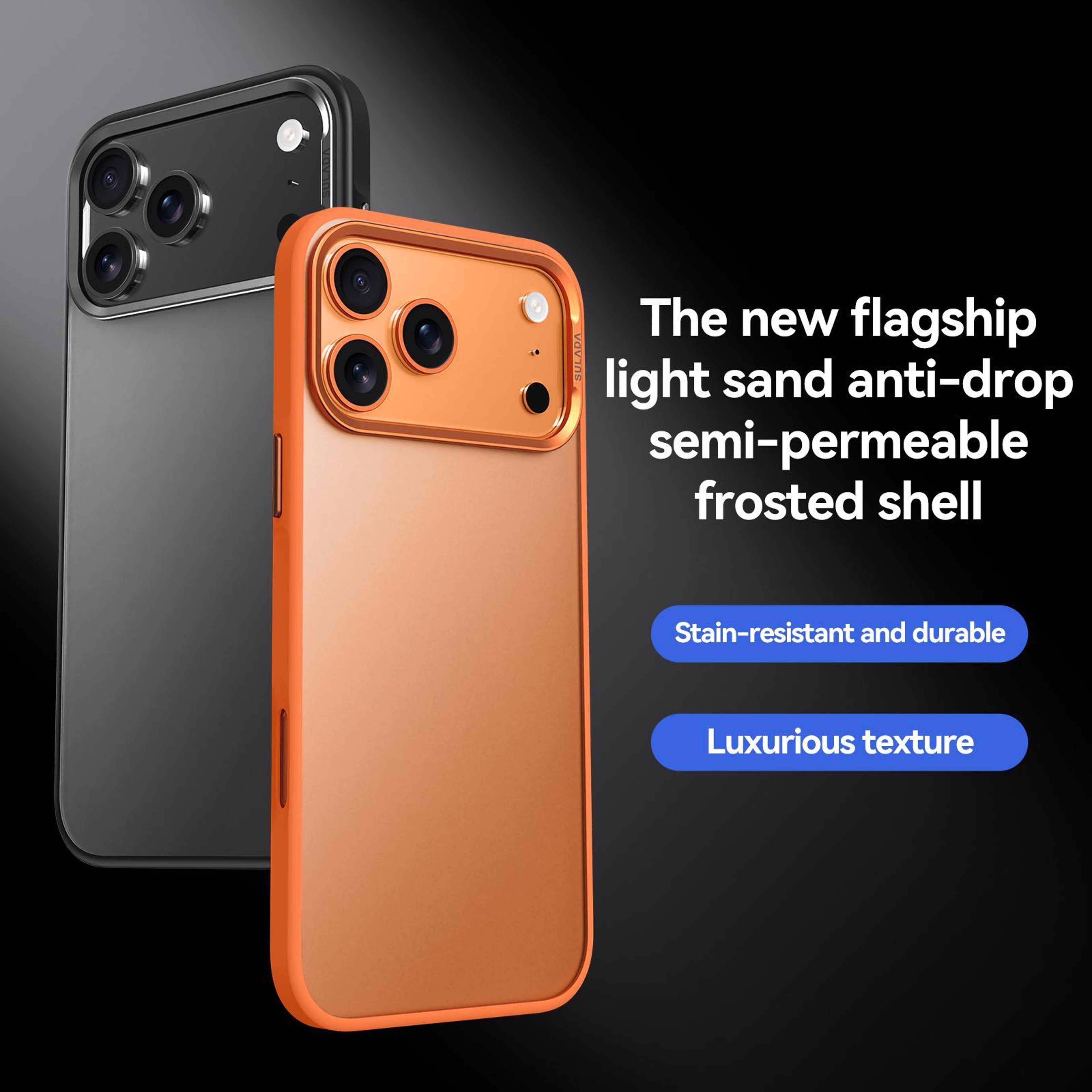 IPhone 18 Pro Max Matte Shockproof PC Phone Case 1