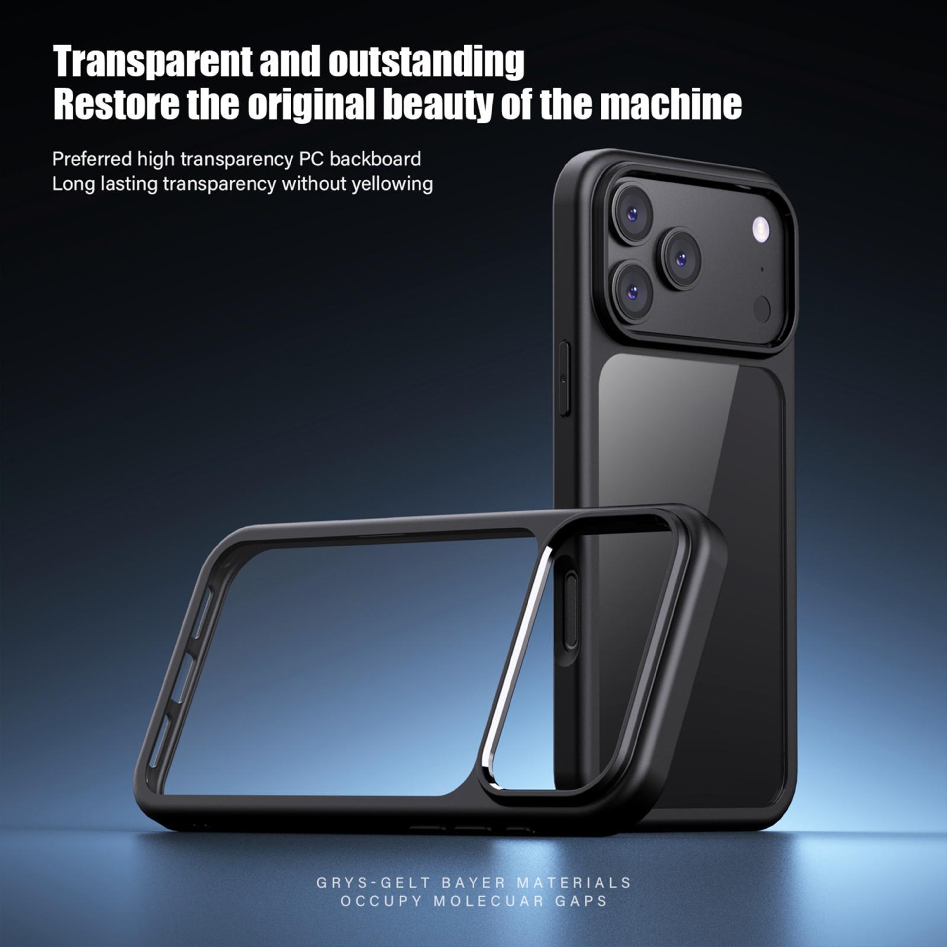 IPhone 18 Pro PC TPU Protective Phone Case 4