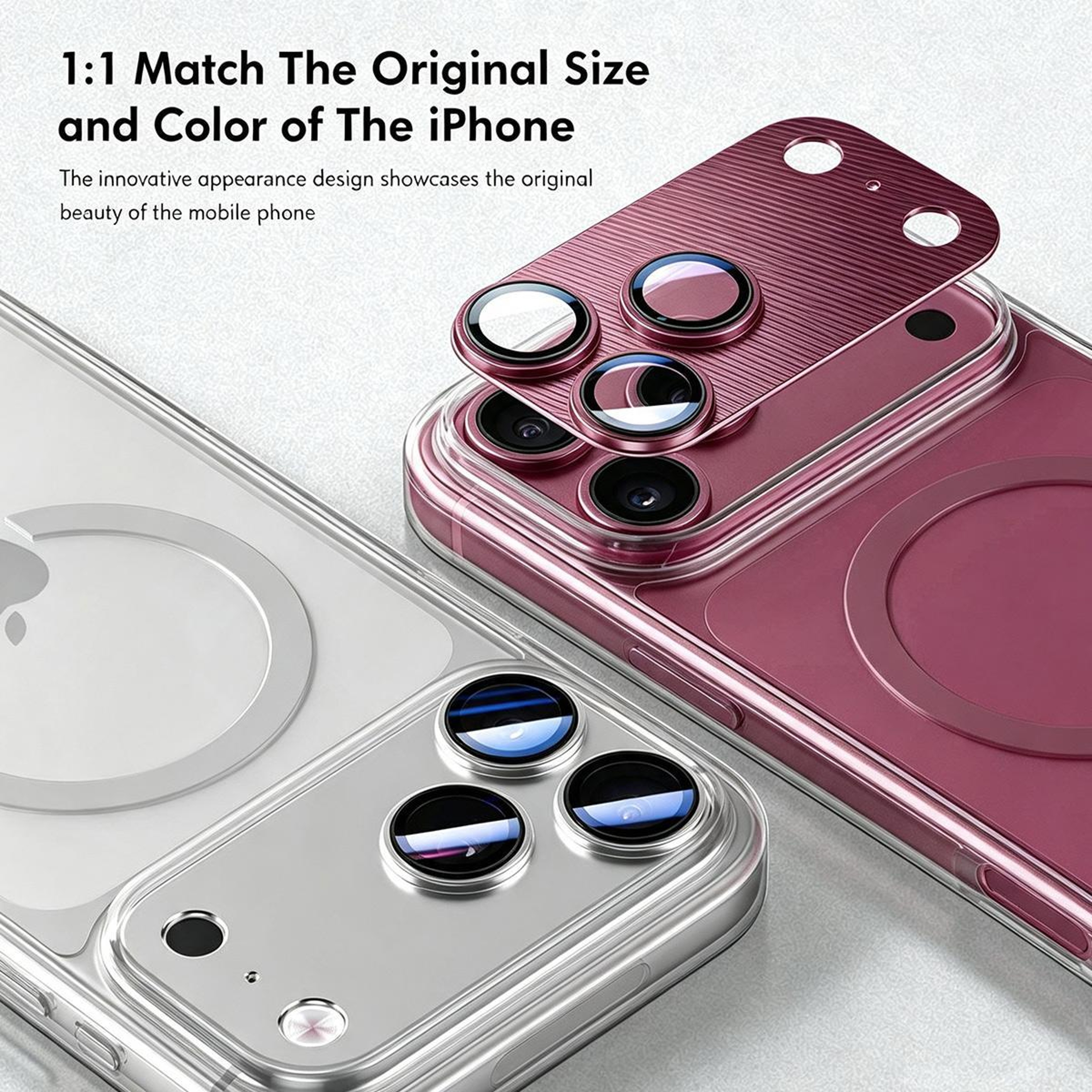 IPhone 18 Pro Max Aluminum Alloy Tempered Glass Camera Lens Protector 1