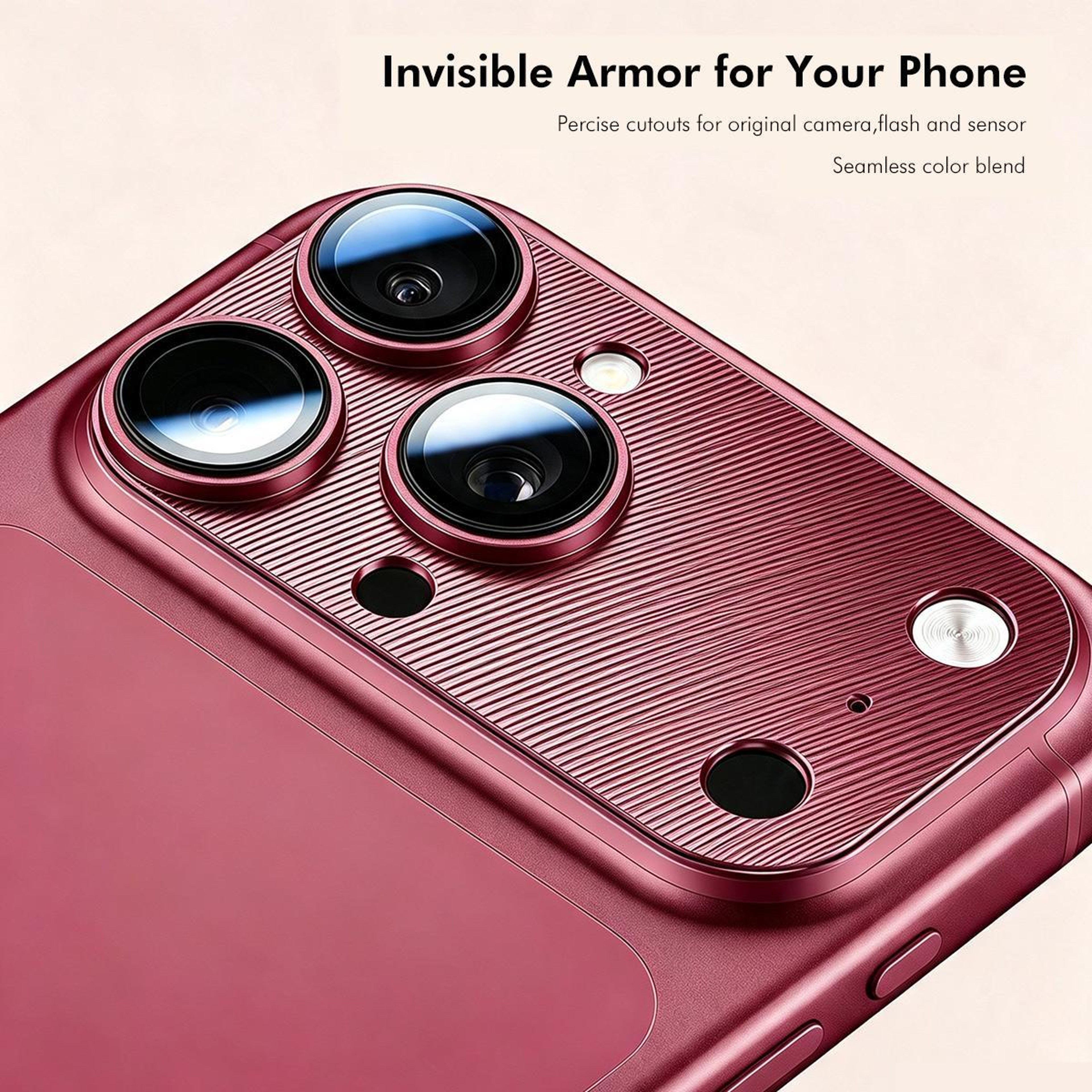IPhone 18 Pro Max Aluminum Alloy Tempered Glass Camera Lens Protector 2