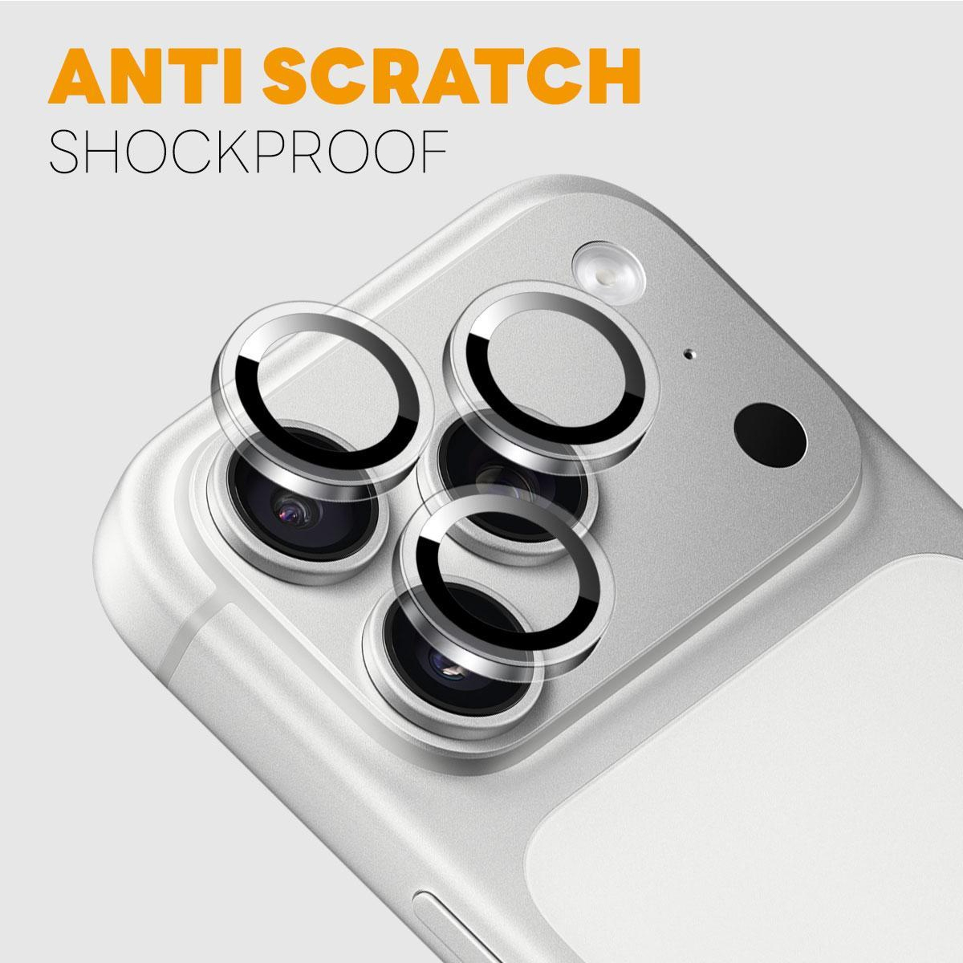 Clear Camera Lens Protector for iPhone 18 Pro and 18 Pro Max 9H Tempered Glass – view 3