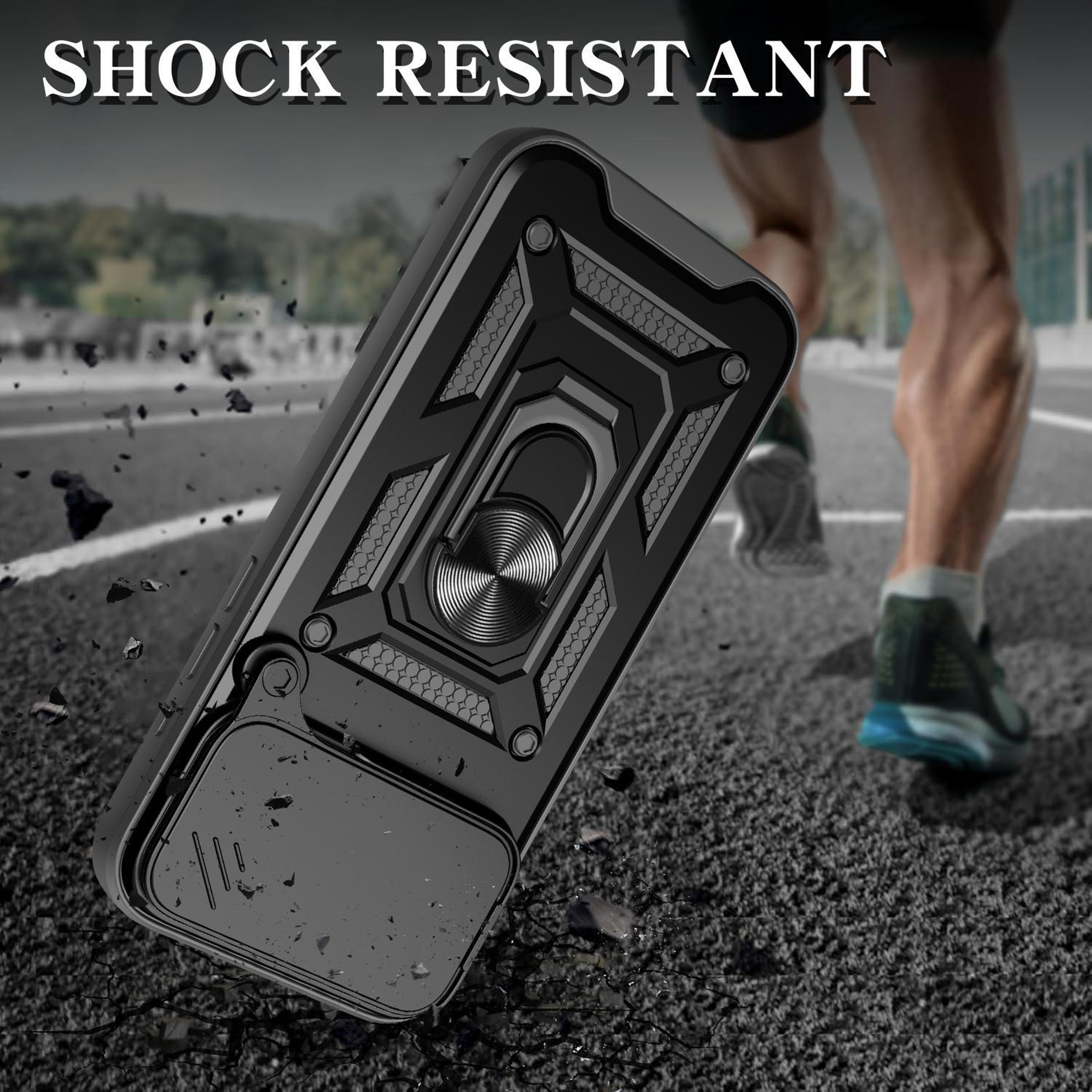 IPhone 18 Pro Max Case With Sliding Camera Cover Magnetic Ring Stand 3