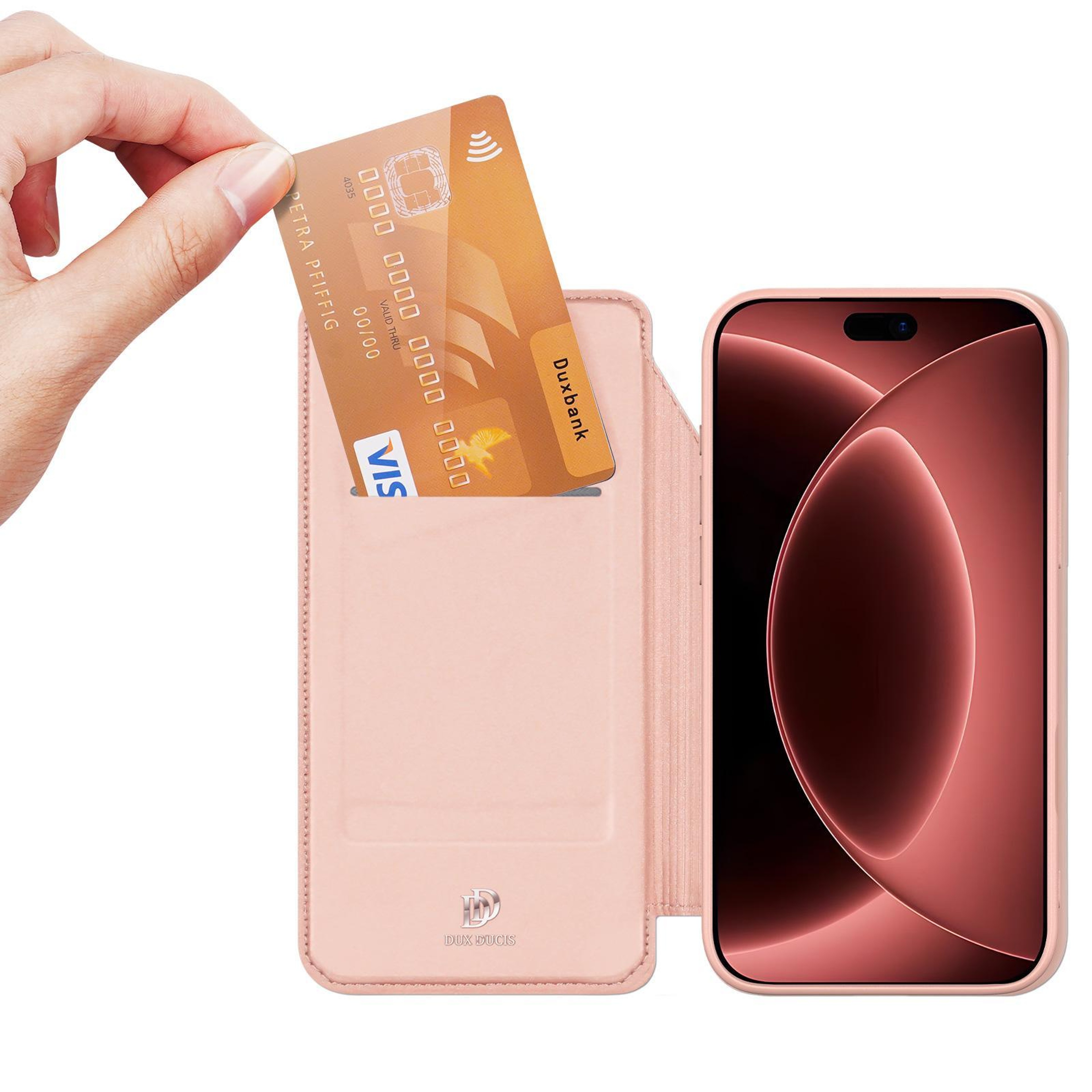 IPhone 18 Pro Max PU Leather Flip Phone Case With Card Slot And Stand 2
