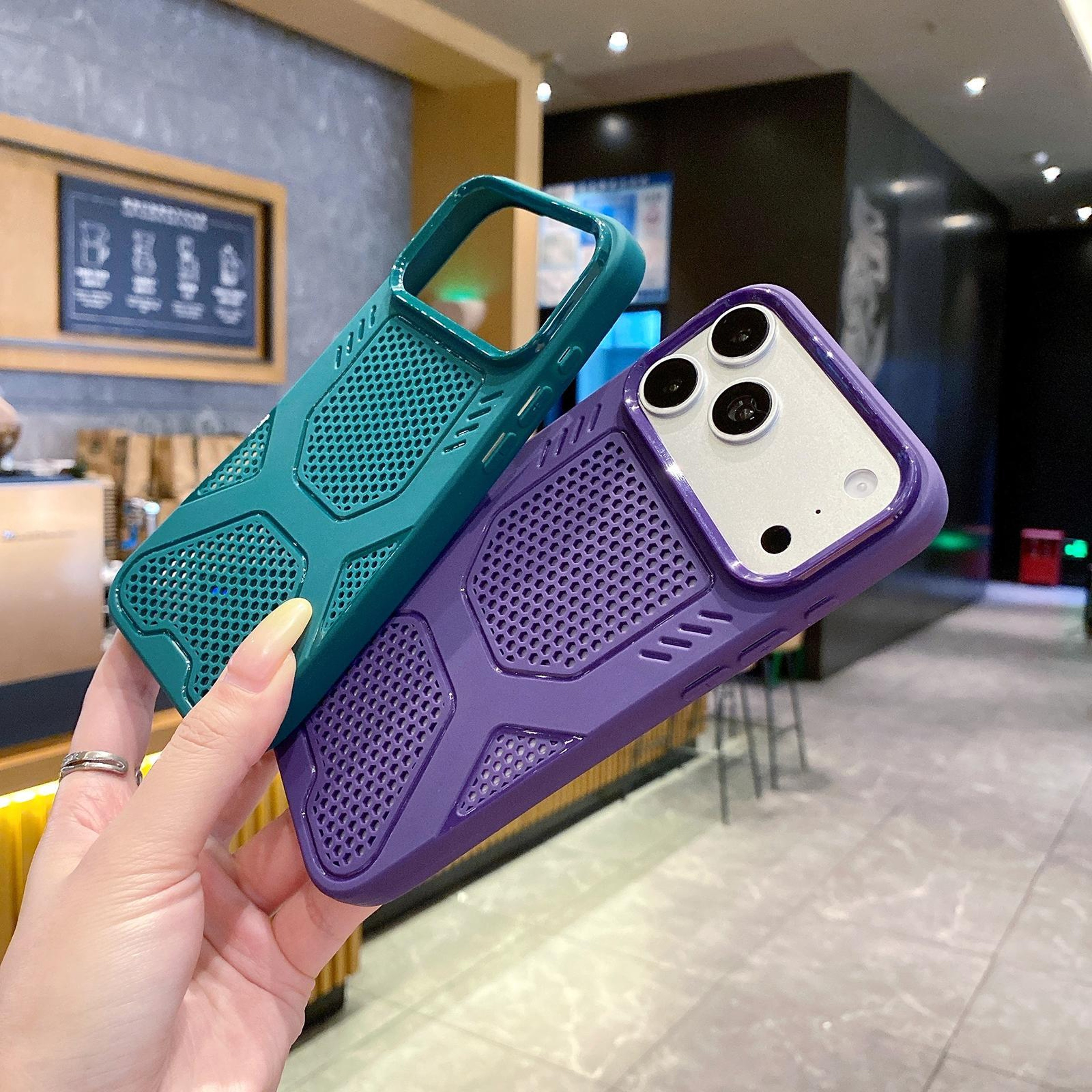 IPhone 18 Pro Max X Armor Heat Dissipation TPU Phone Case 2