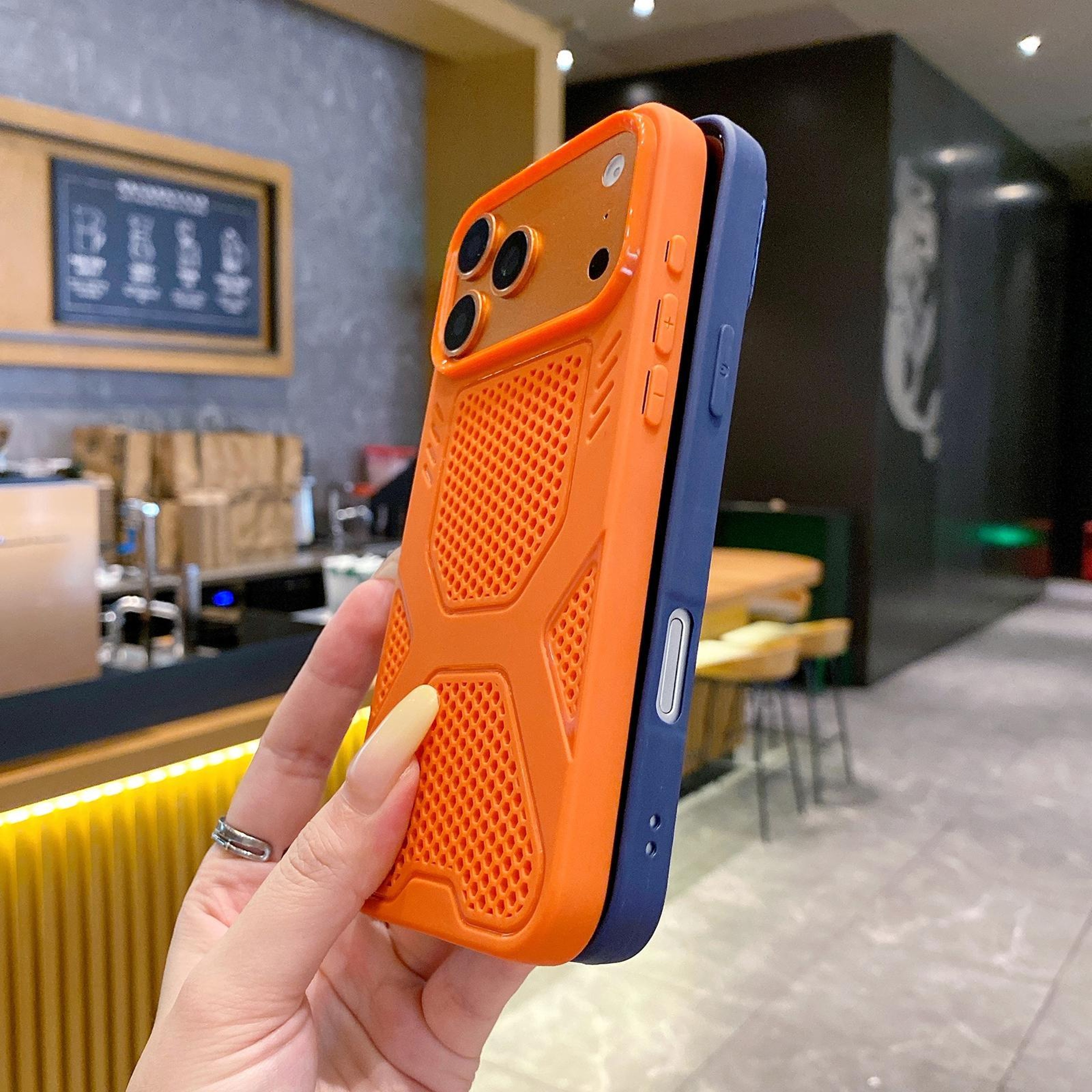 IPhone 18 Pro Max X Armor Heat Dissipation TPU Phone Case 3