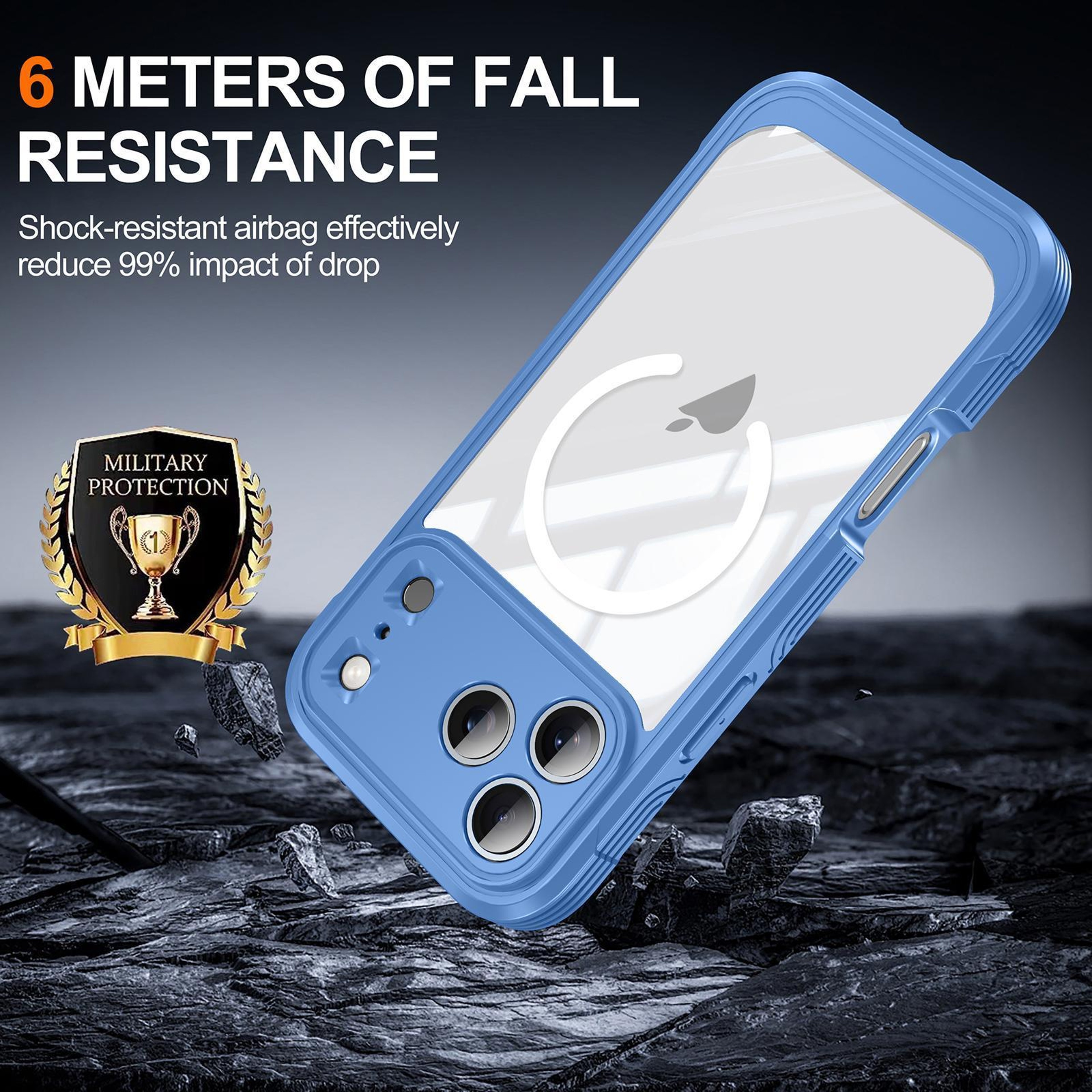 Tempered Glass PC Phone Case For 18 Pro Max 2