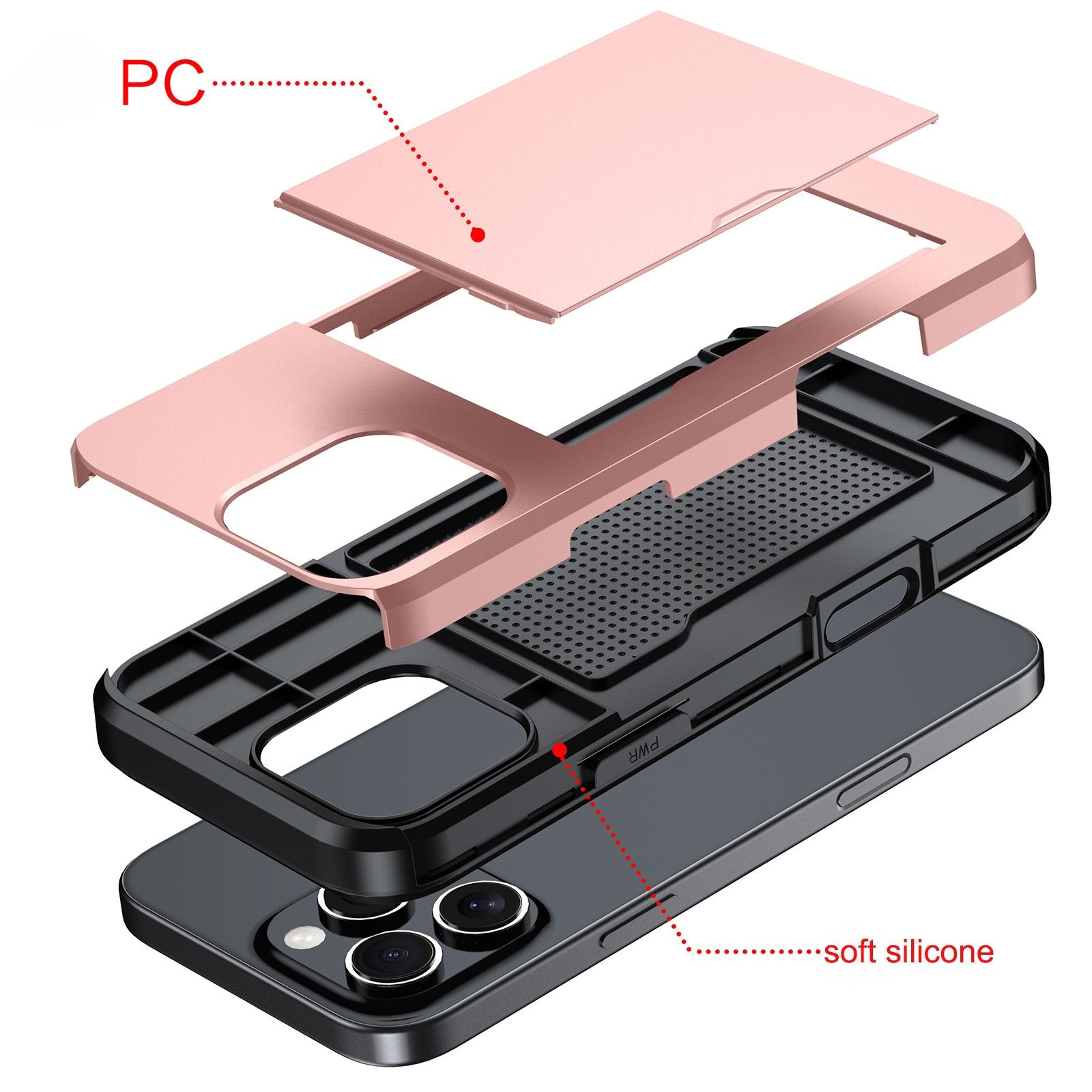 Protective Armor Case For IPhone 18 Pro Max With Card Slot 6