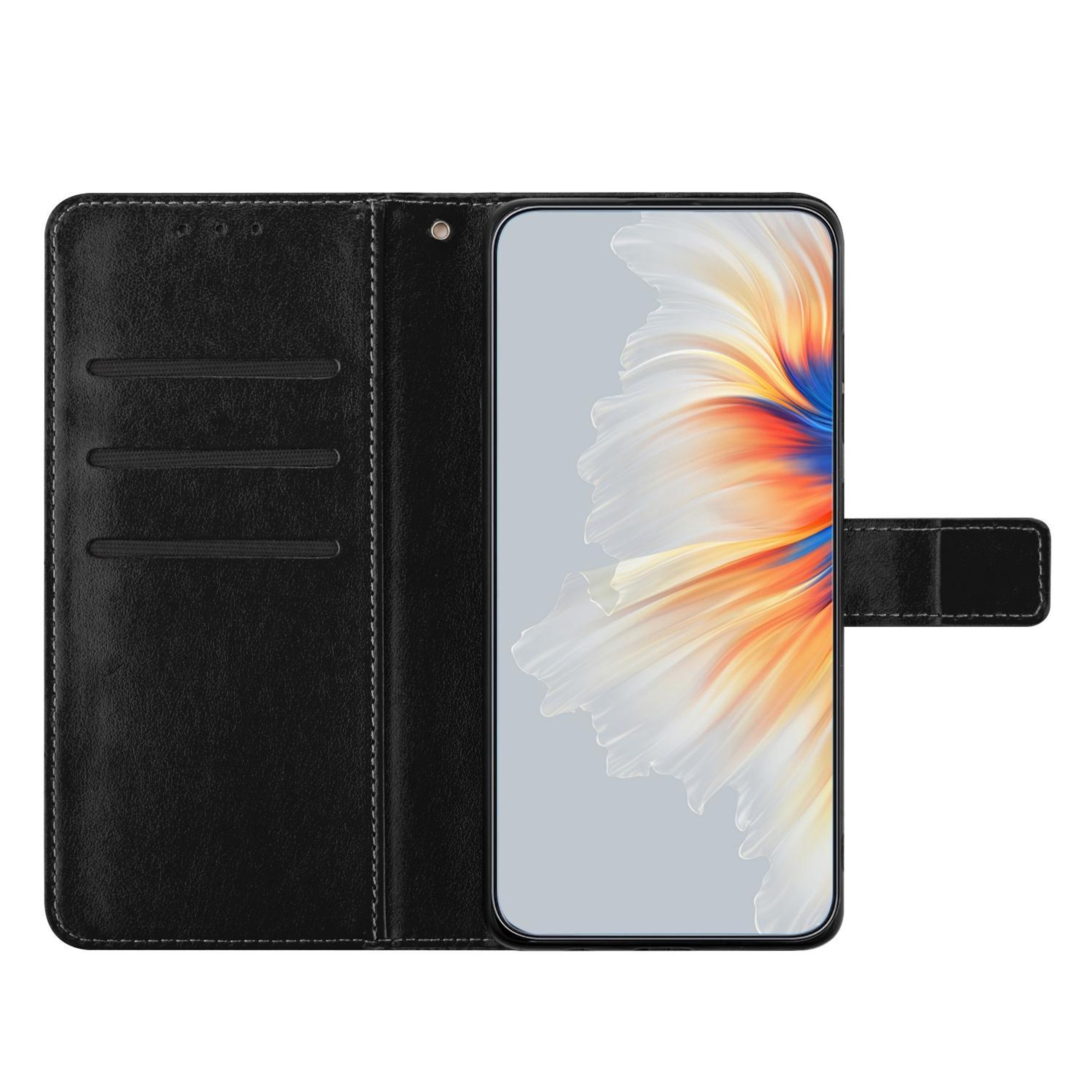 Flower Embossed IPhone 18 Pro Case With Card Slot Stand And Hand Strap 3