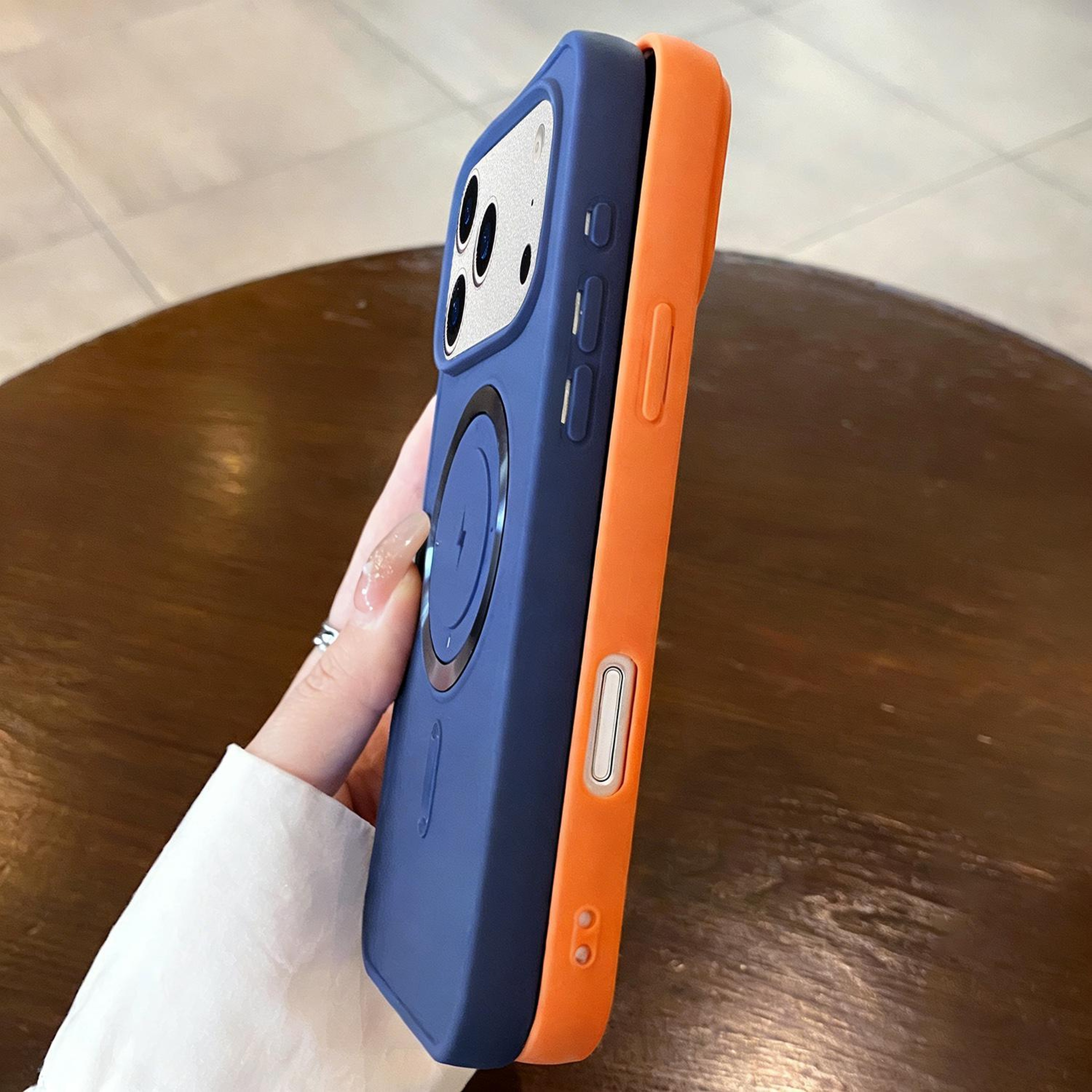 IPhone 18 Pro Magnetic Ring TPU Shockproof Phone Case 3