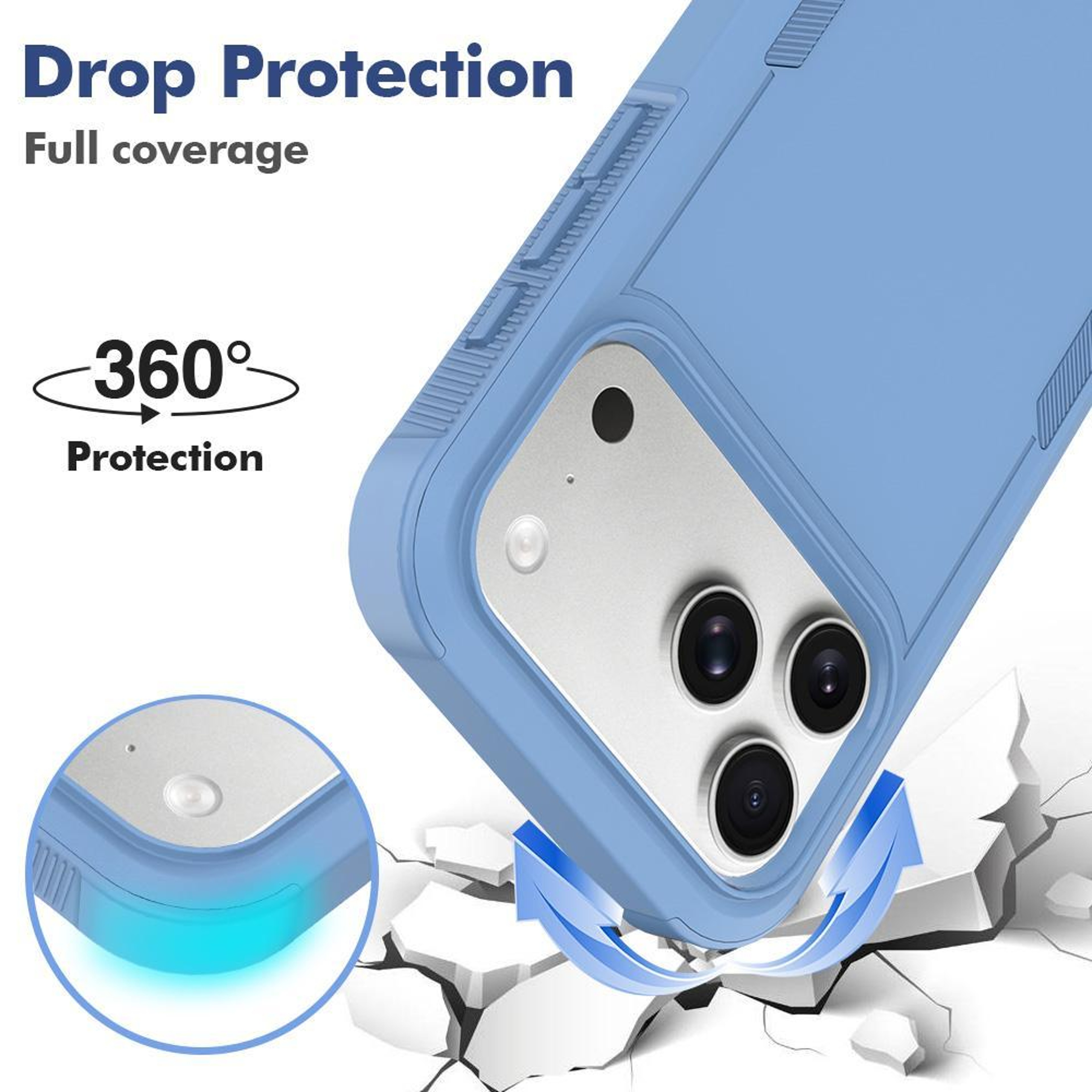 IPhone 18 Pro Max 2 In 1 PC TPU Protective Phone Case 4