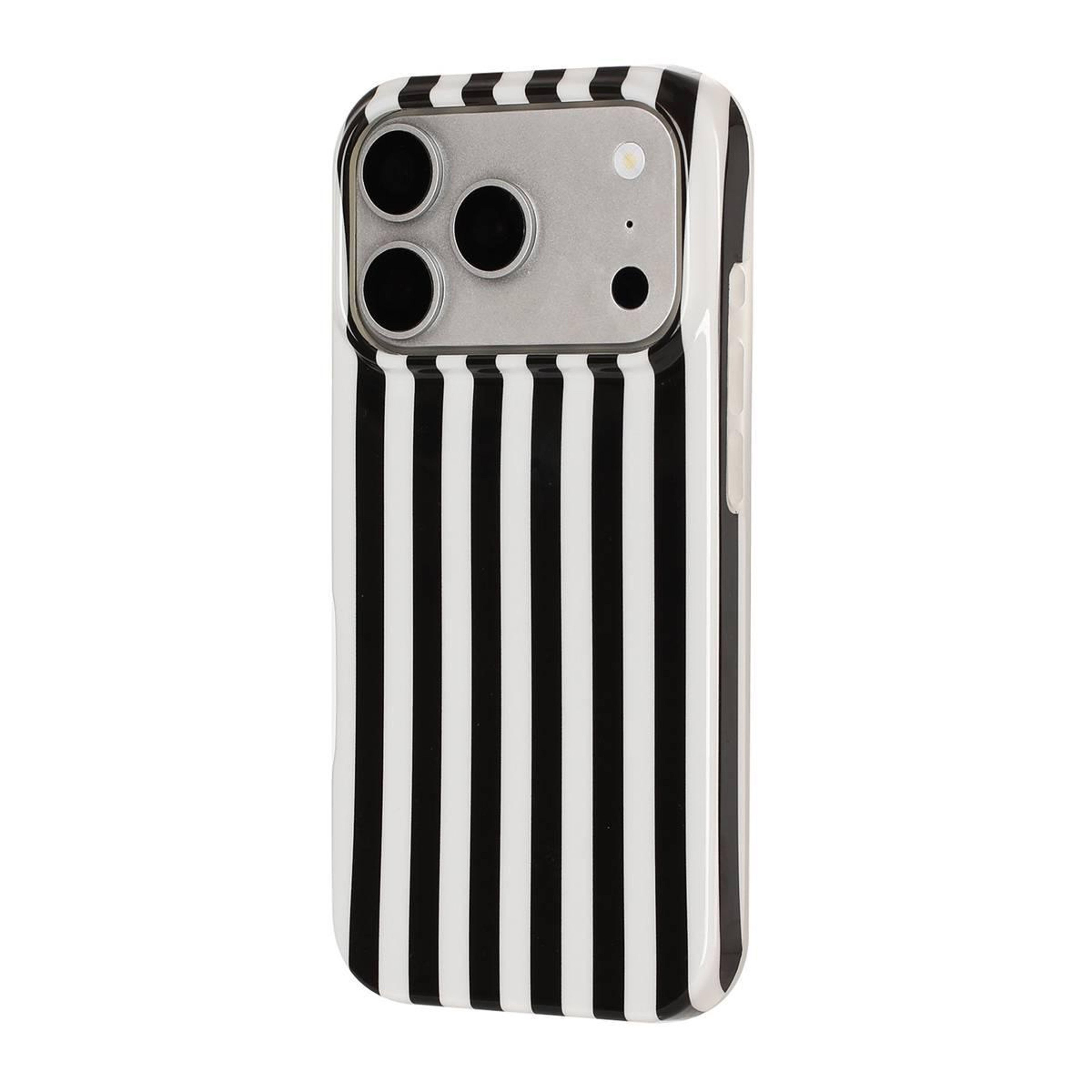 IPhone 18 Pro Max Full Coverage TPU Case With IMD Printed Vertical Stripes 1
