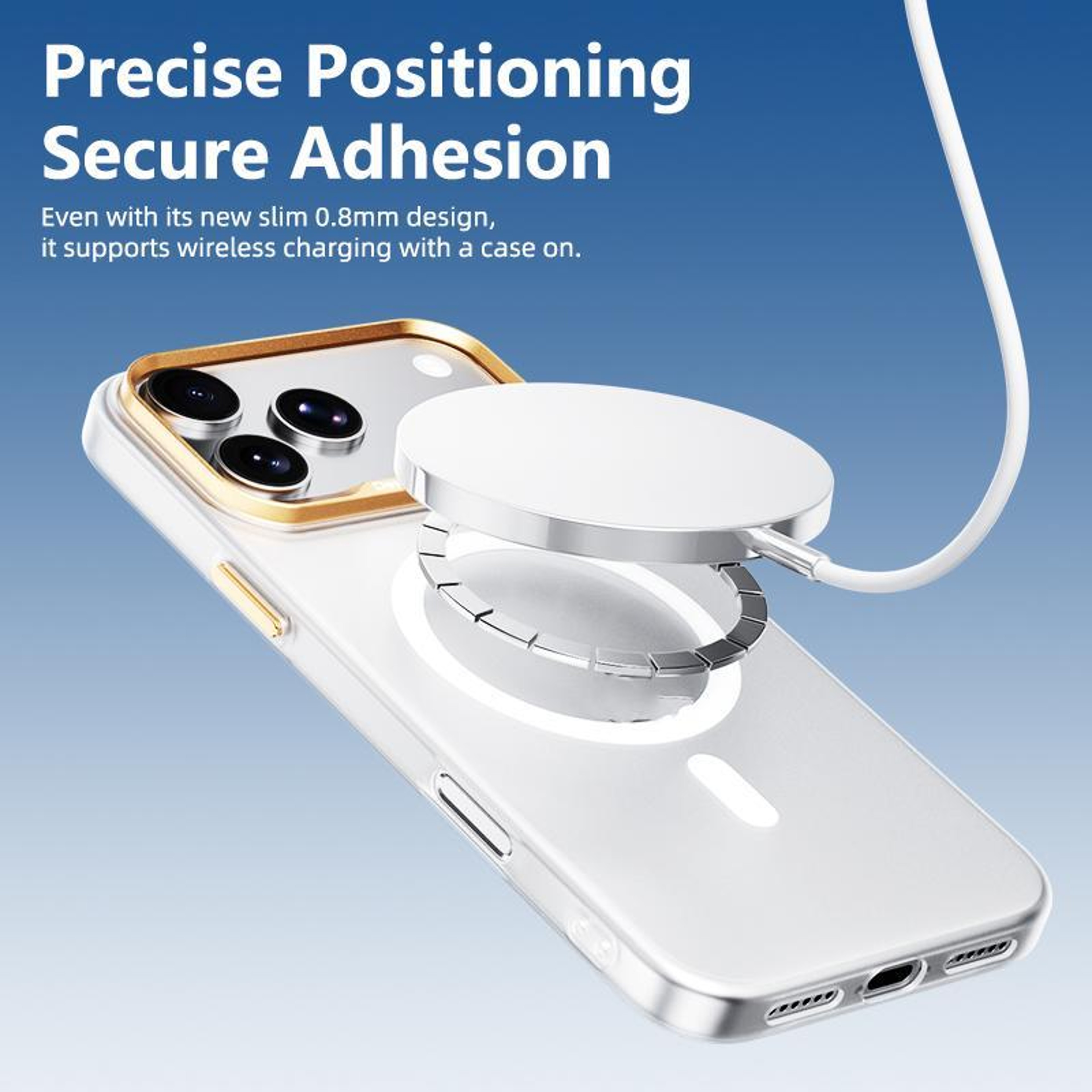IPhone 18 Pro Max Magnetic Frosted PC Phone Case With Raised Lens Protection 2