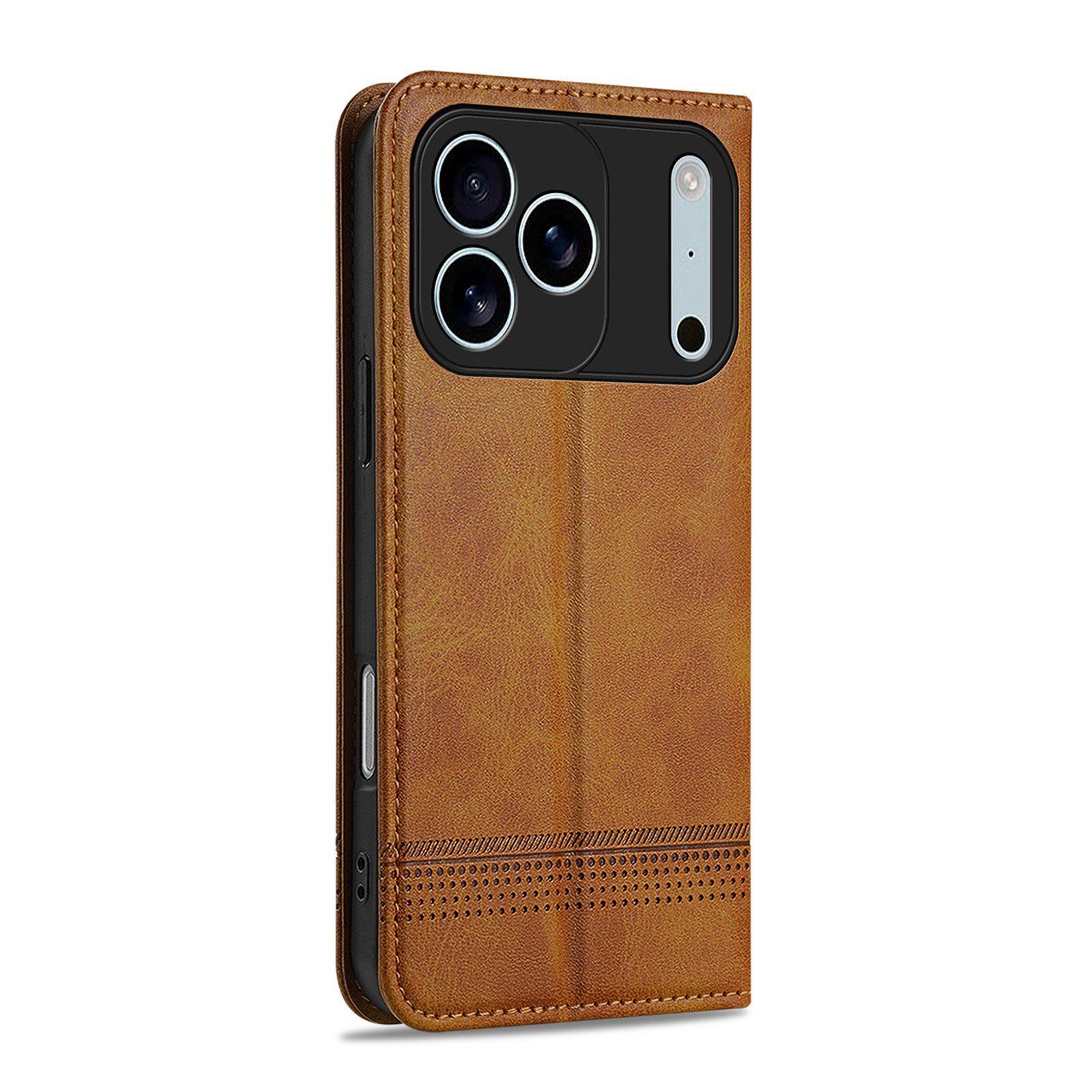 IPhone 18 Pro PU Leather Wallet Flip Case With Card Slots And Stand 4