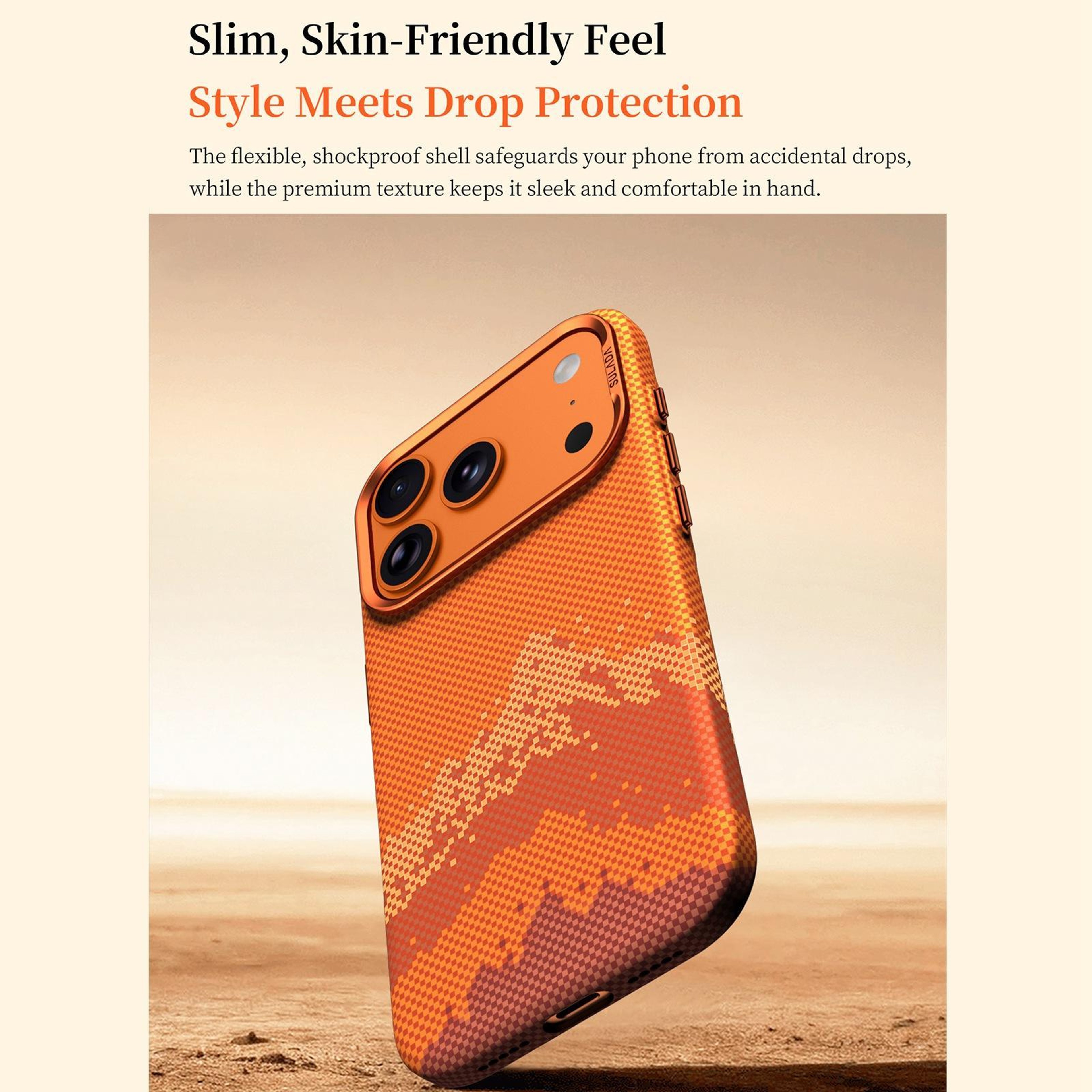 IPhone 18 Pro Max Magnetic Case With 600D Kevlar Texture 10