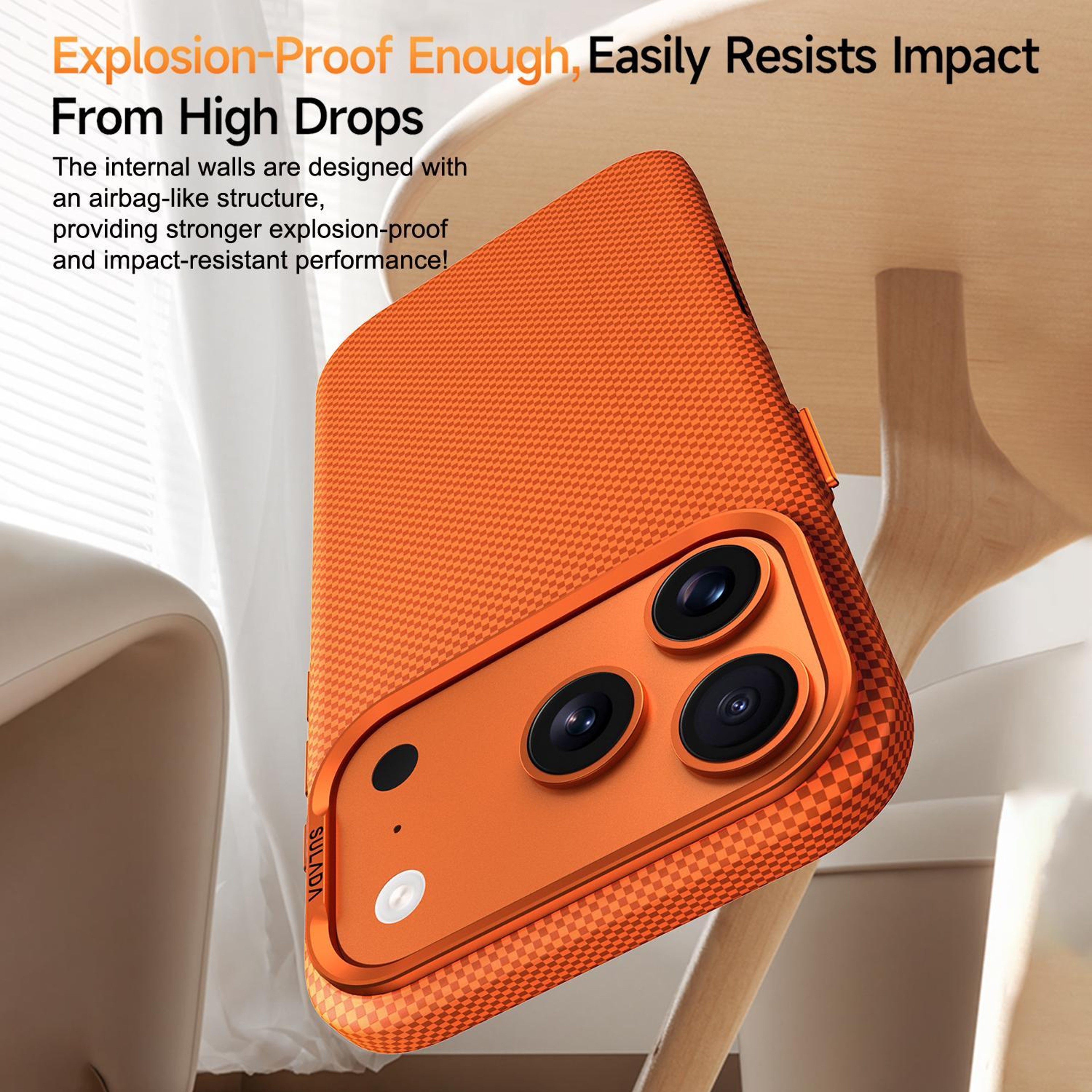 IPhone 18 Pro Max Magnetic Case With 600D KevlarTextured SkinFeel Finish 8