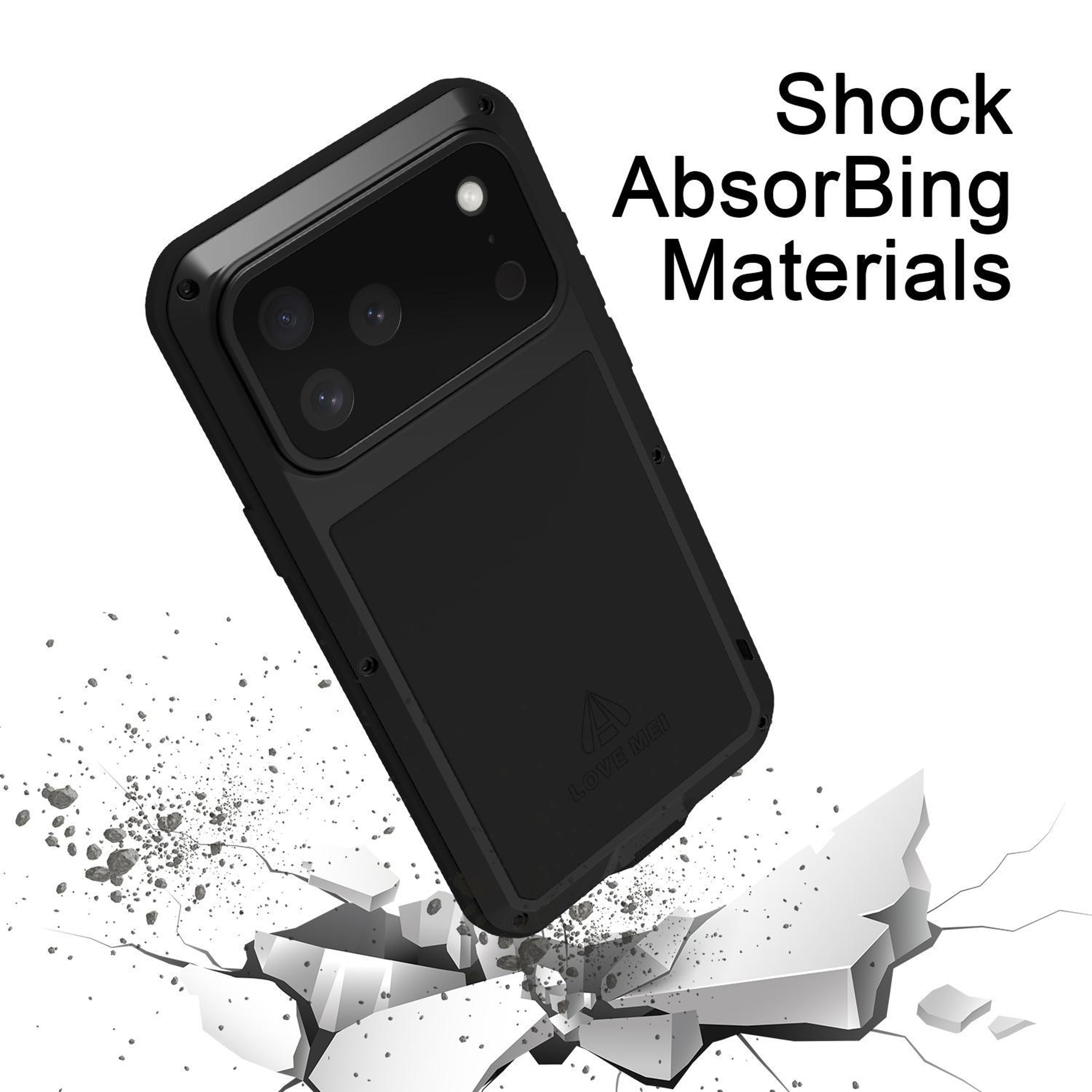 IPhone 18 Pro Max Metal Shockproof Full Coverage Phone Case 4