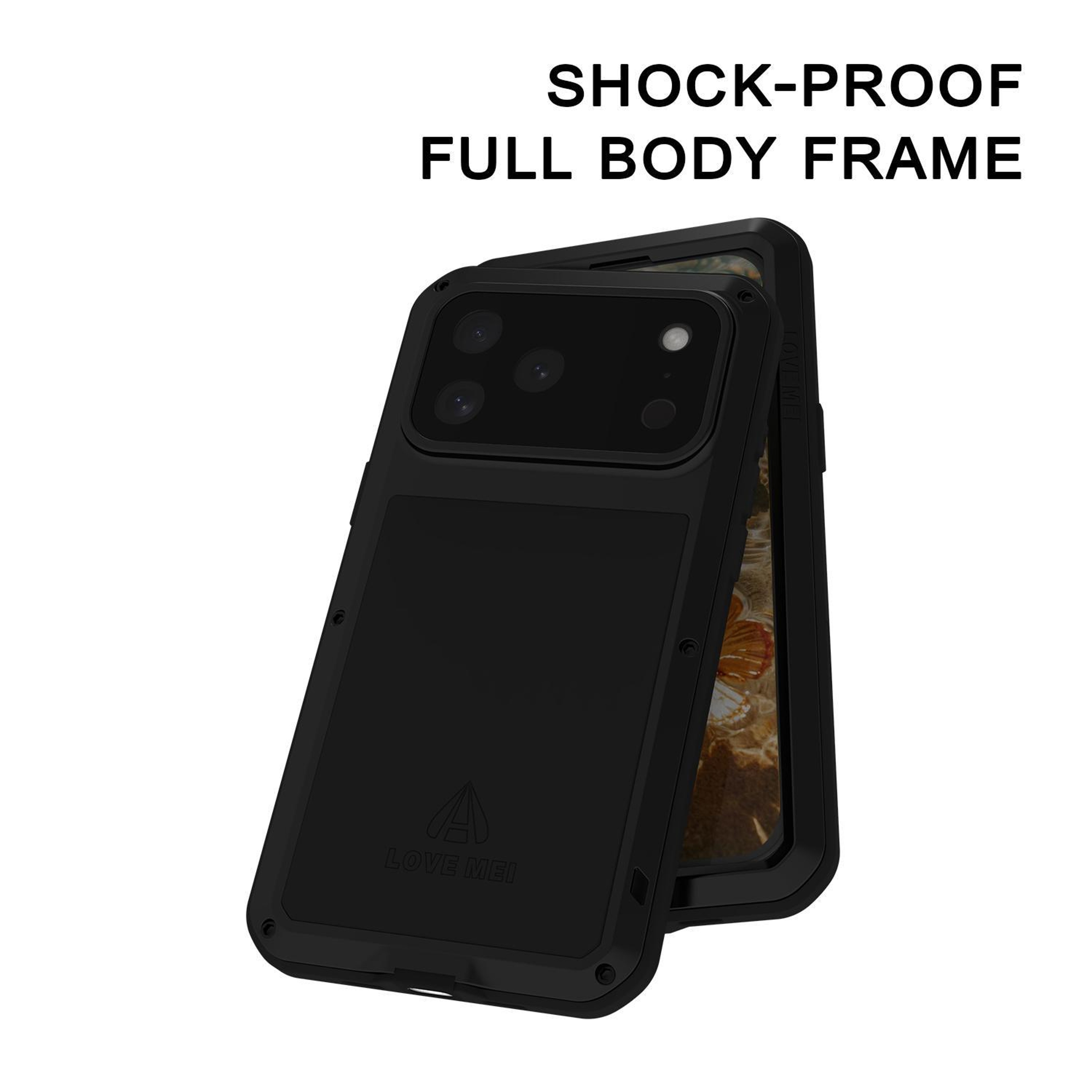 IPhone 18 Pro Max Metal Shockproof Full Coverage Phone Case 6