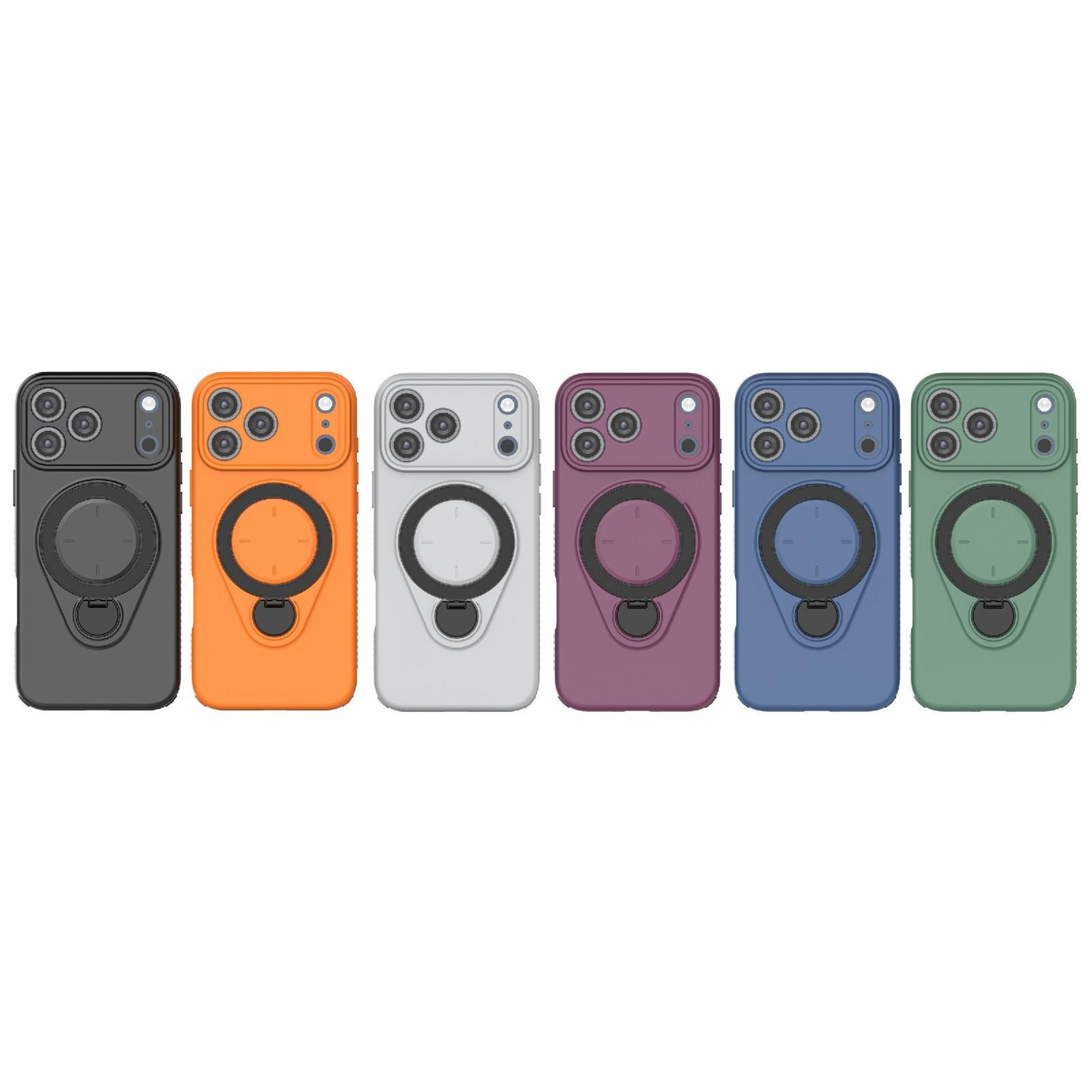 IPhone 18 Pro Max MagSafe Phone Case With 360 Degree Rotating Ring Holder 6