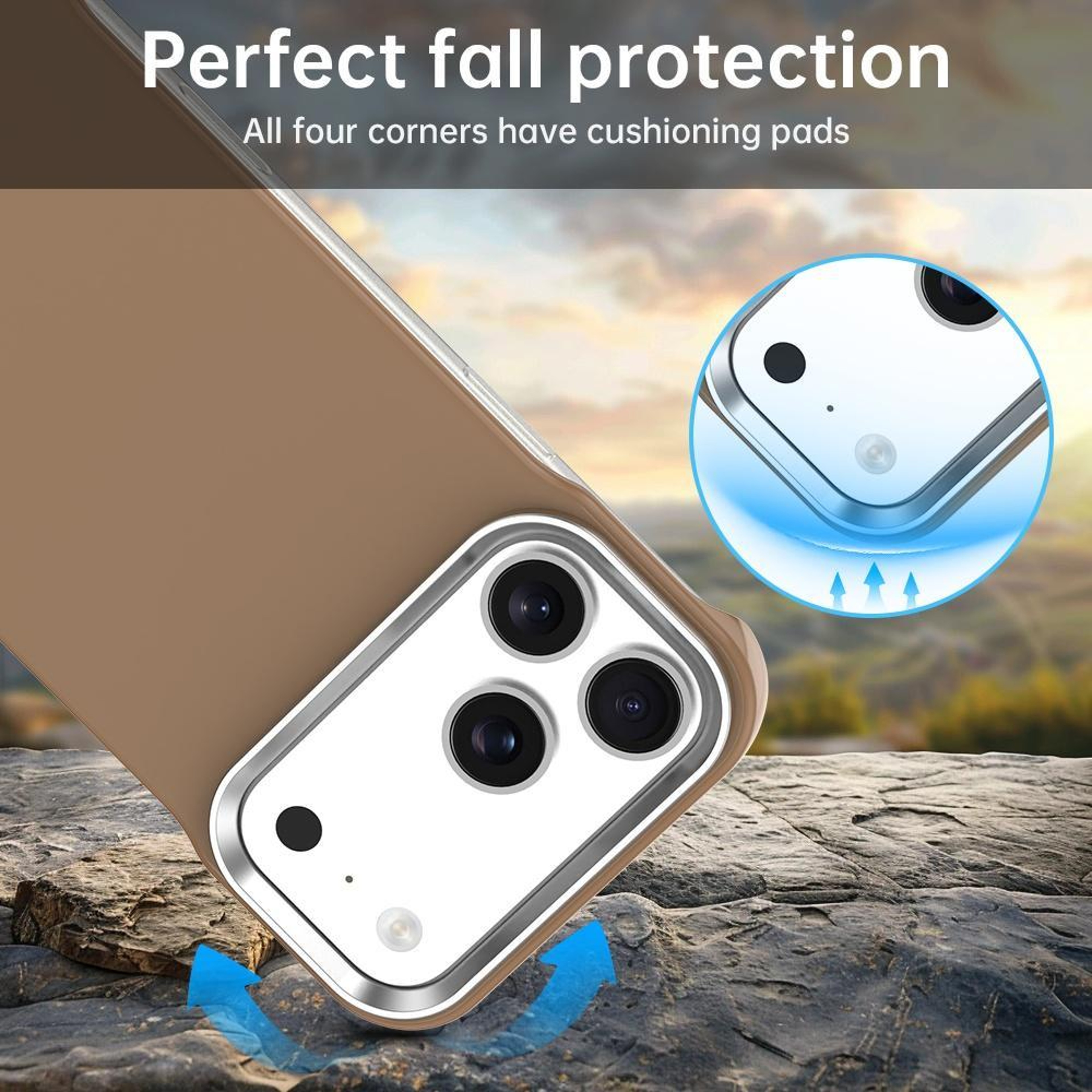 IPhone 18 Pro UltraSlim Frameless Shockproof TPU PET PC Case 2