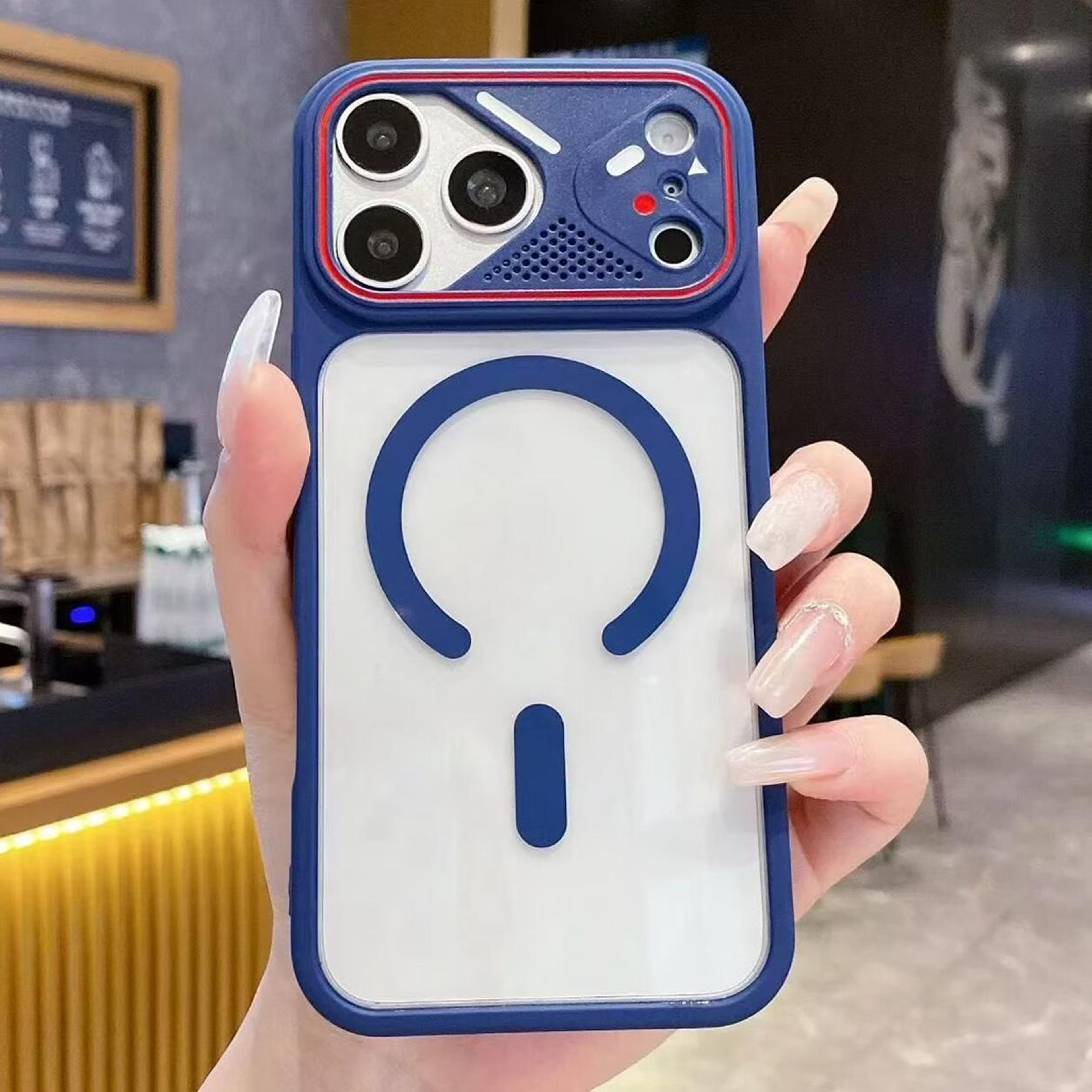IPhone 18 Pro Max Iridescent Magnetic Mirror Phone Case 0