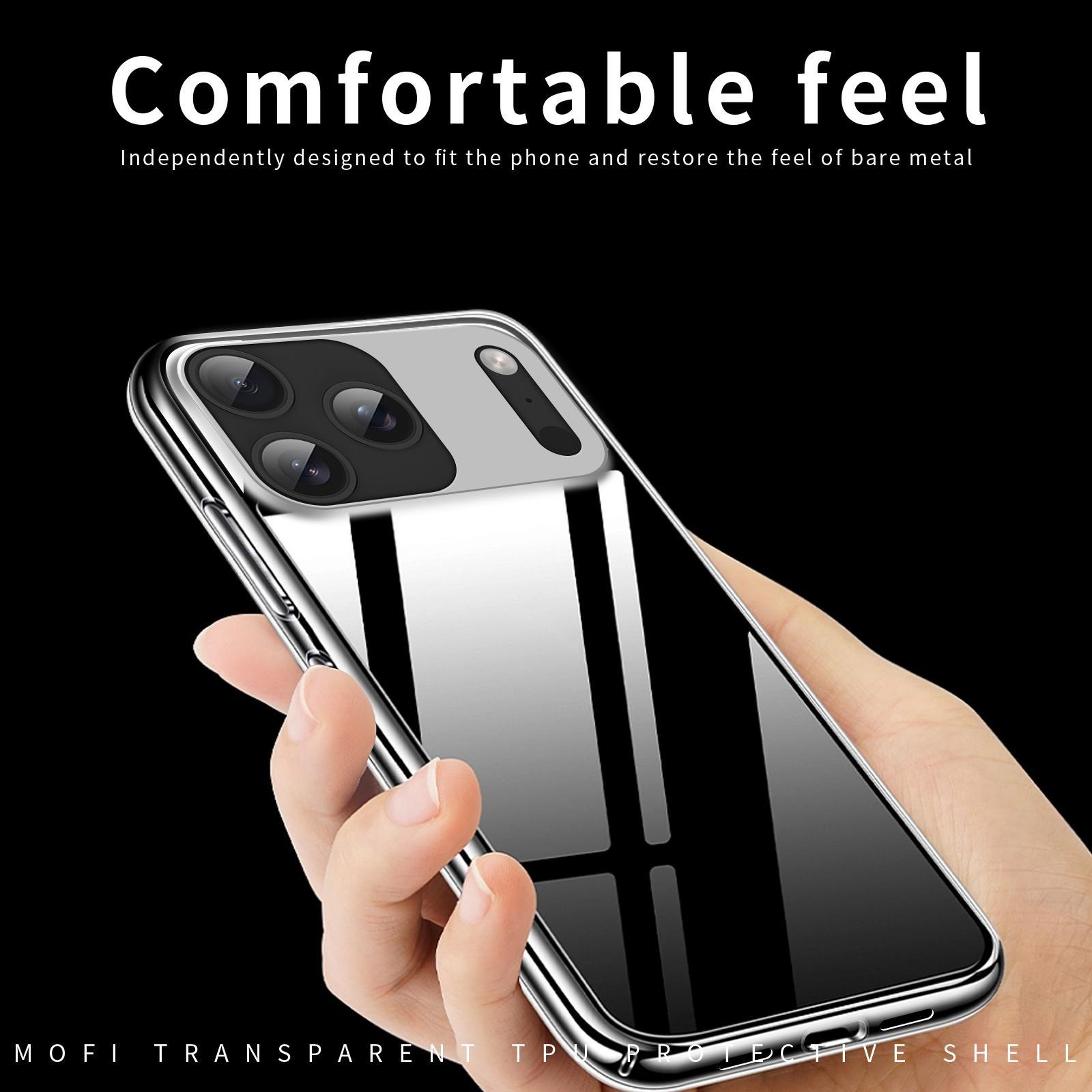 Clear TPU Case for iPhone 18 Pro Max Ultra-Thin Protective Cover – view 5