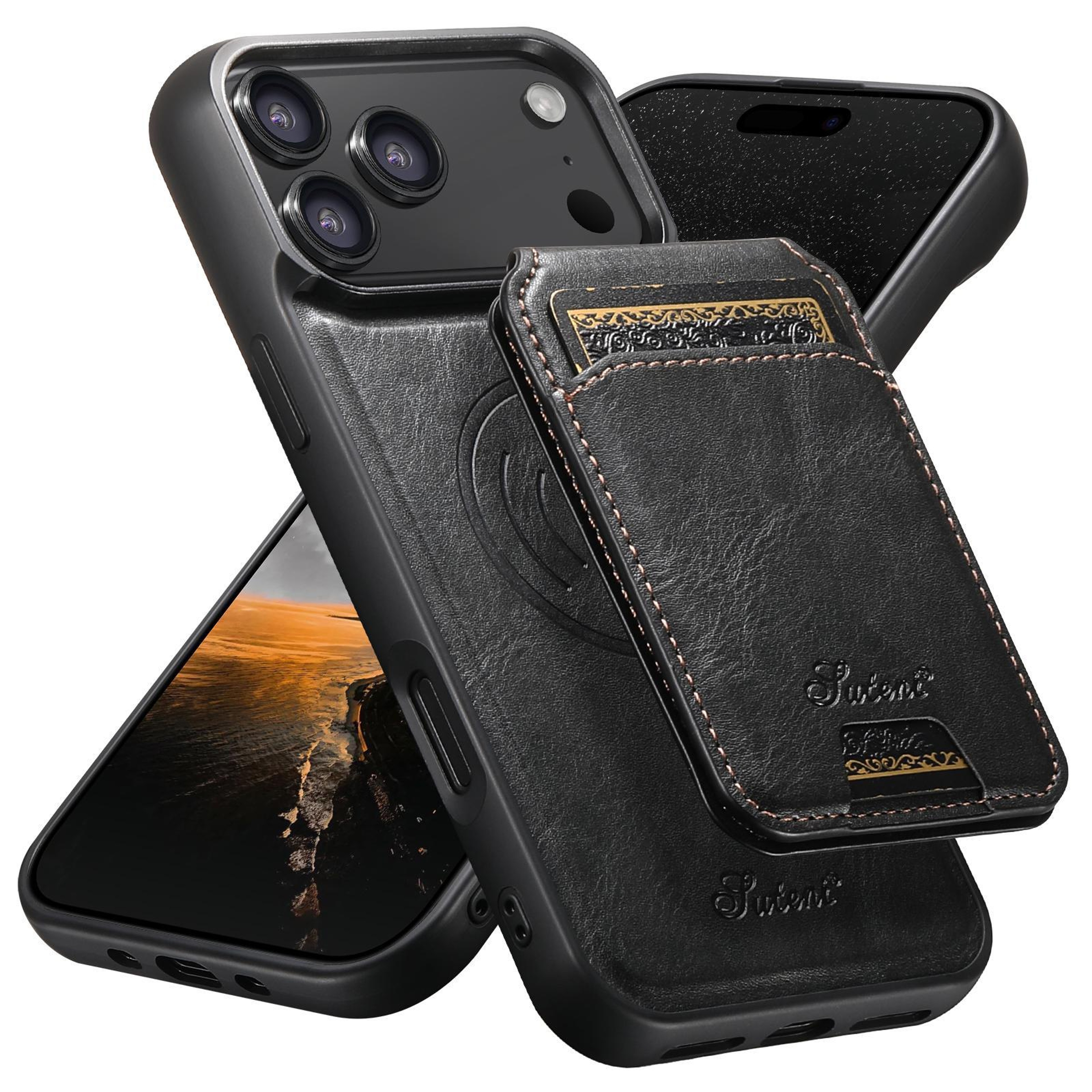 Magnetic Detachable Wallet Phone Case For IPhone 18 Pro With Card Slots 0