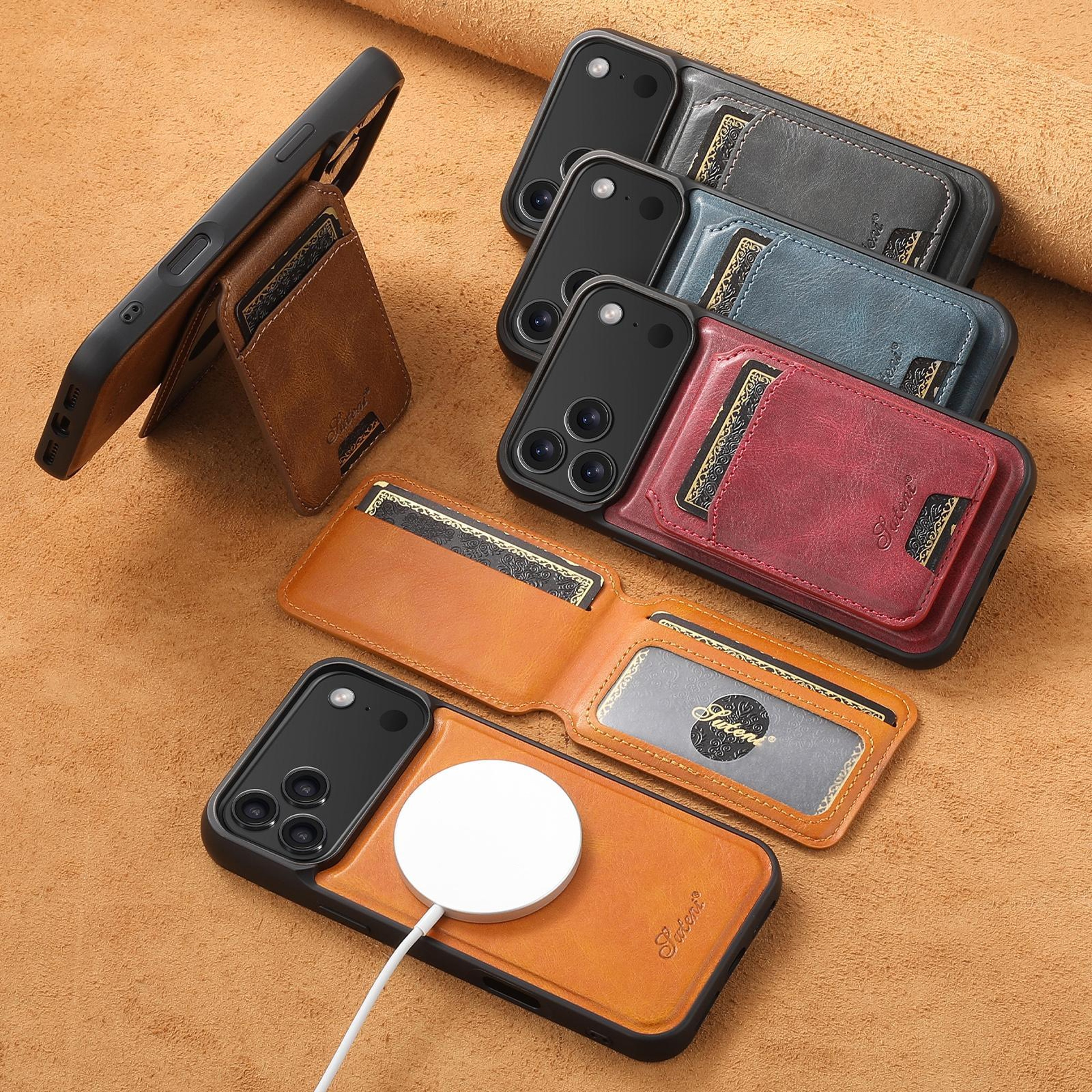 Magnetic Detachable Wallet Phone Case For IPhone 18 Pro With Card Slots 5