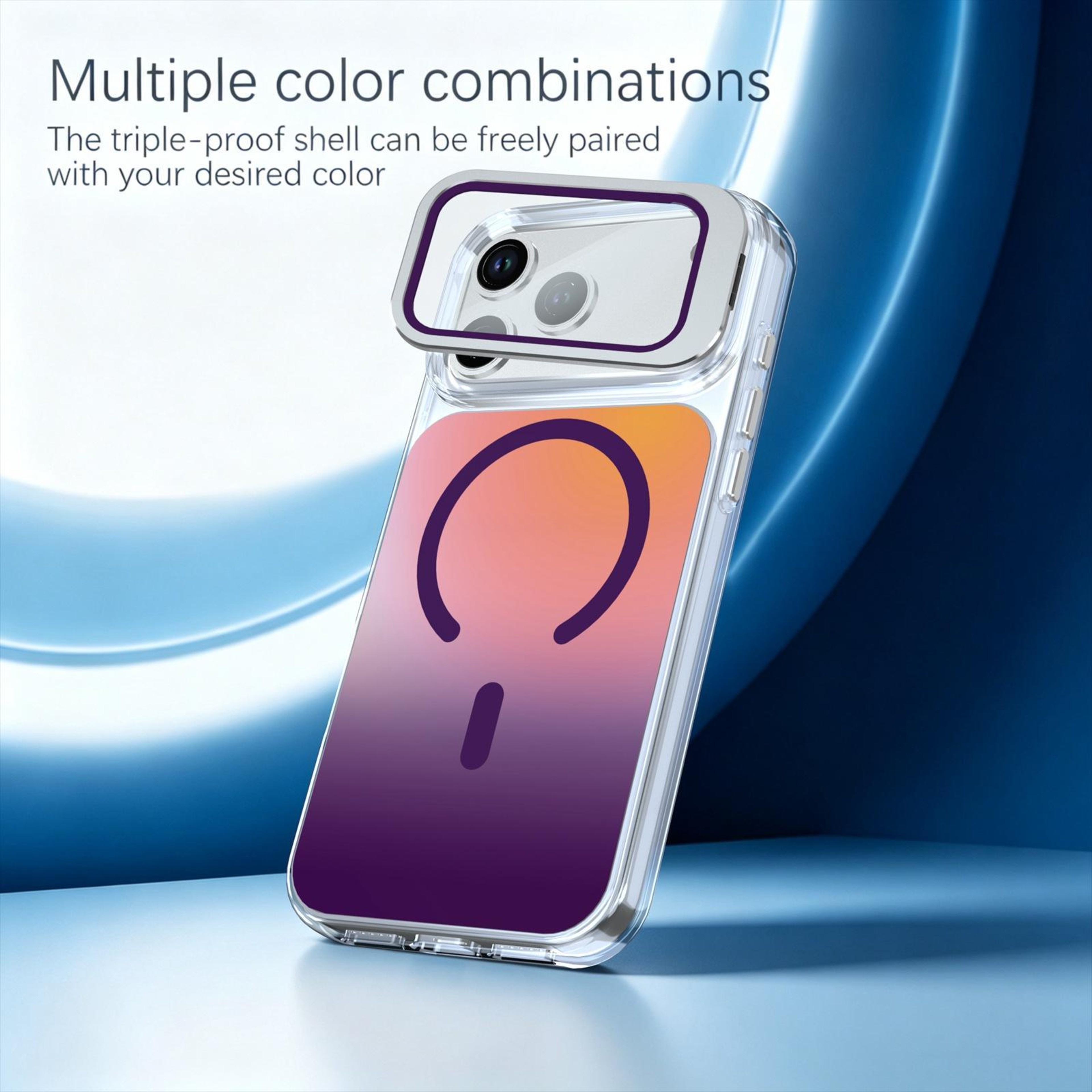 Magnetic Kickstand Phone Case For IPhone 18 Pro Max With Camera Lens Cover 4