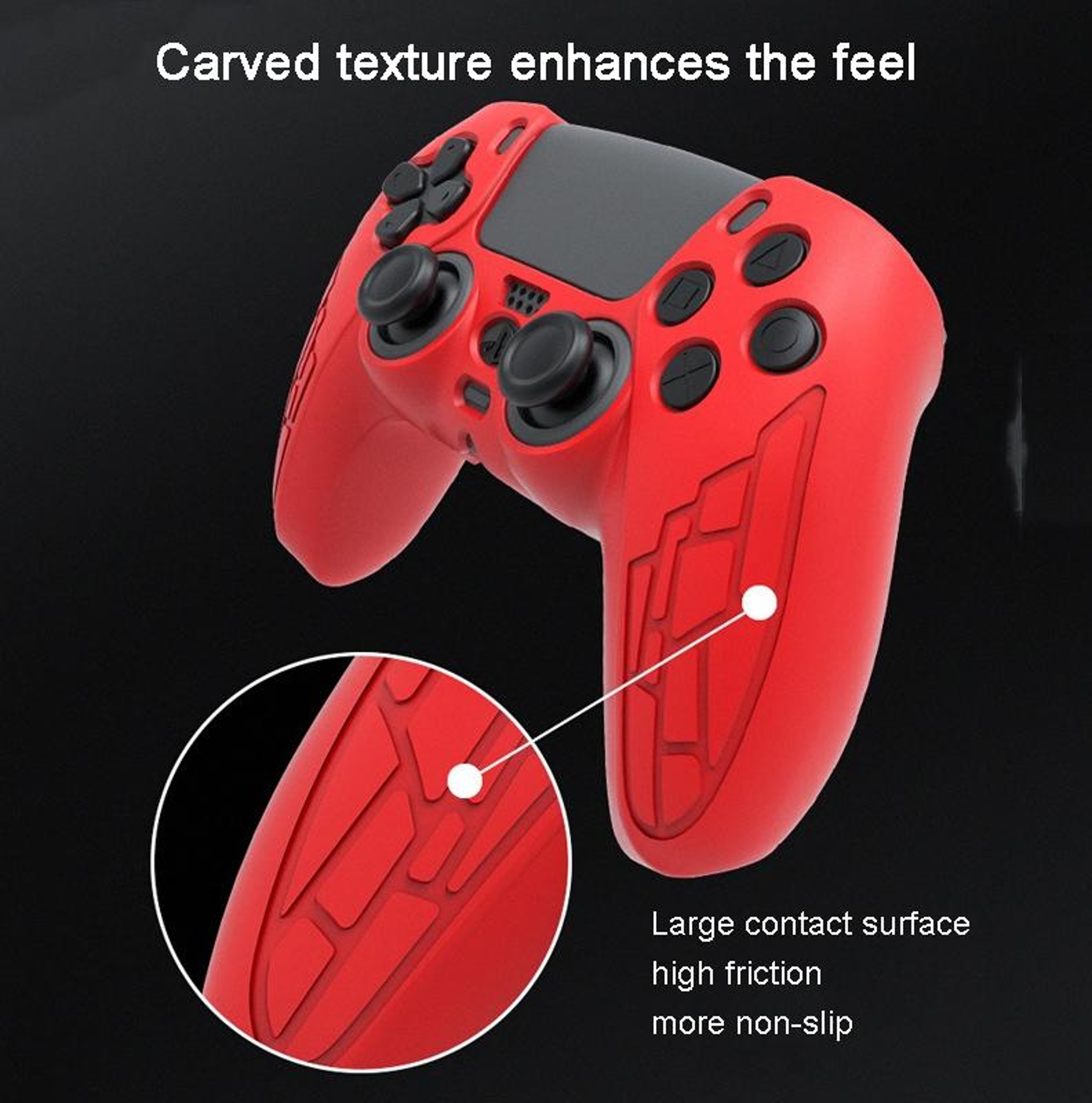 PS5 Silicone Controller Cover with Non-Slip Texture and 2mm Thick Protection – view 7