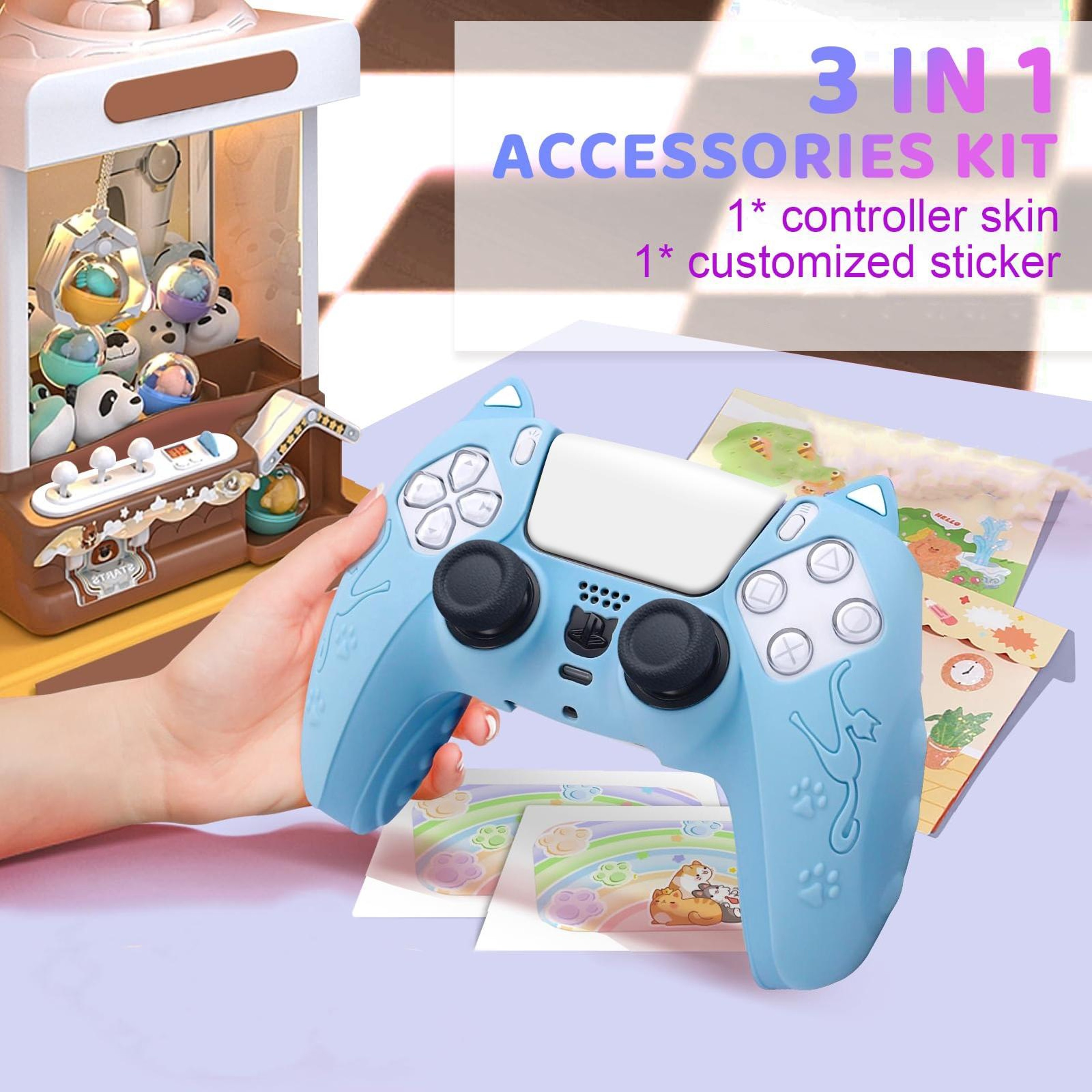 Cat Ear Silicone Protective Case for PS5 Controller – view 7