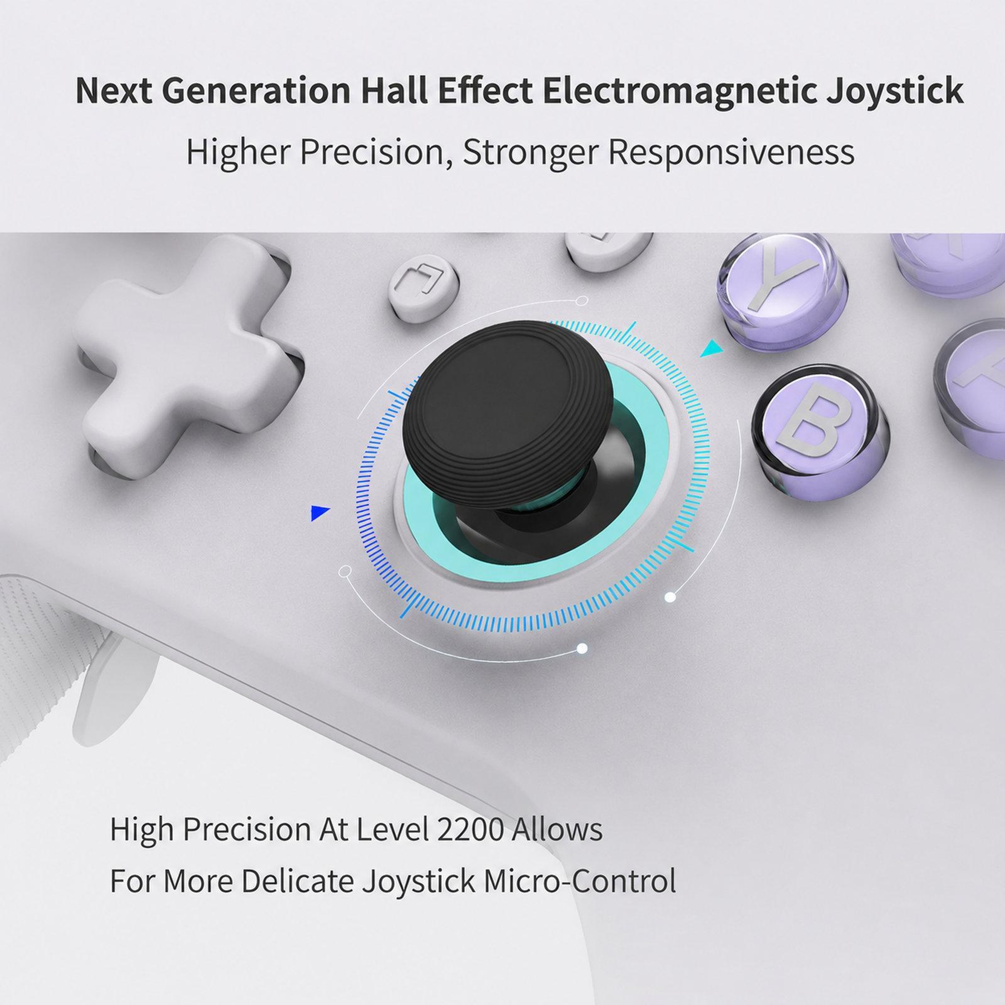 Wireless Gaming Controller with Hall Effect Joysticks and 1000Hz Polling – view 13