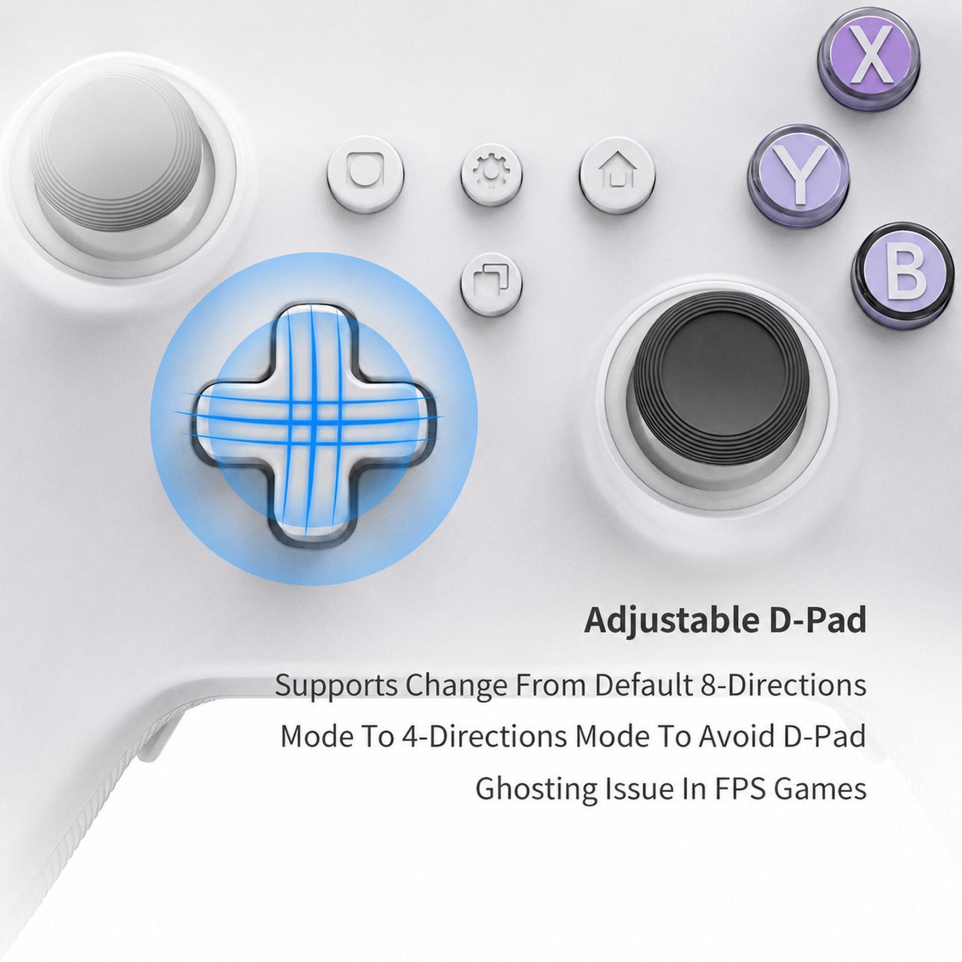 Wireless Gaming Controller with Hall Effect Joysticks and 1000Hz Polling – view 15