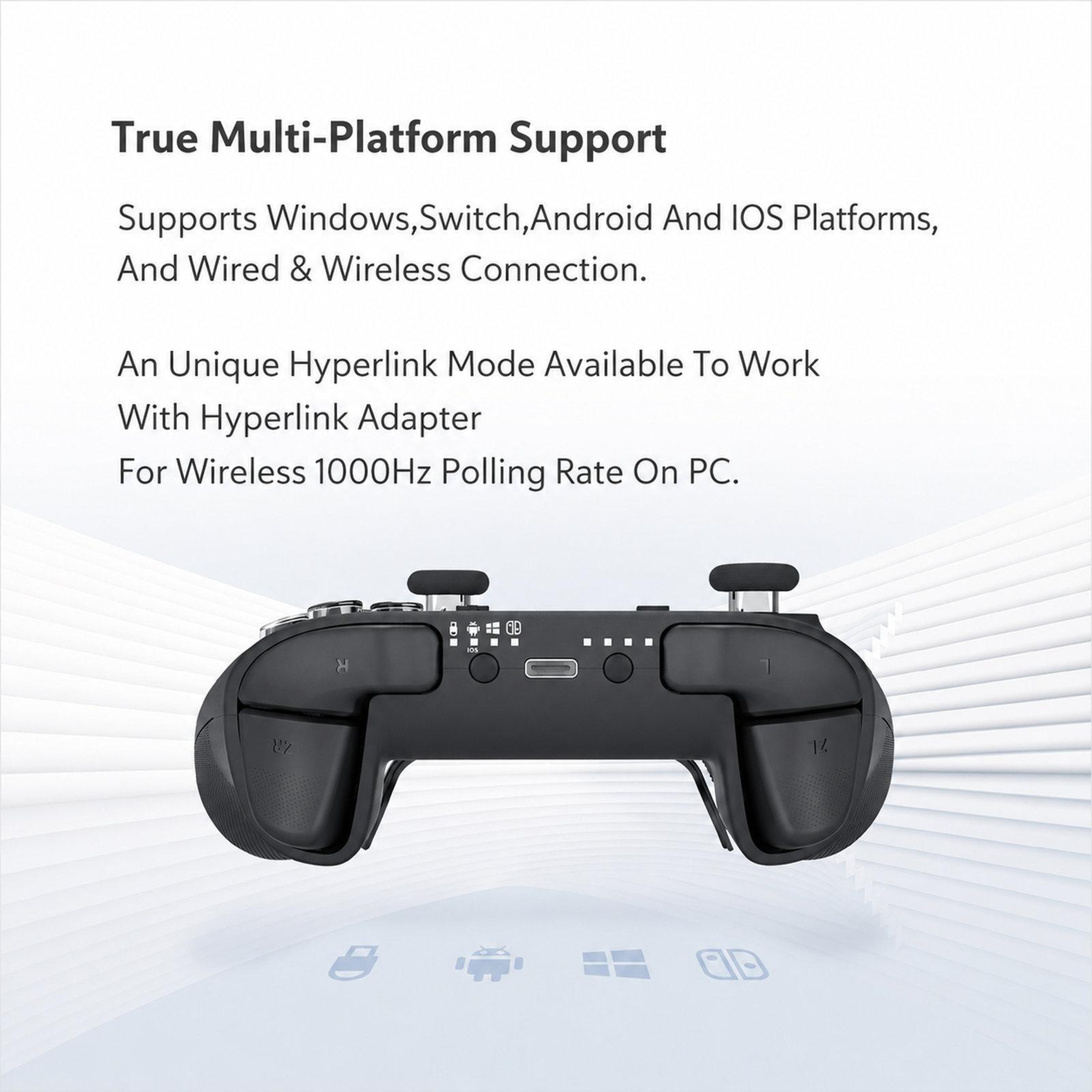 Wireless Hall Effect Gaming Controller with 1000Hz Polling and Rear Paddles – view 4