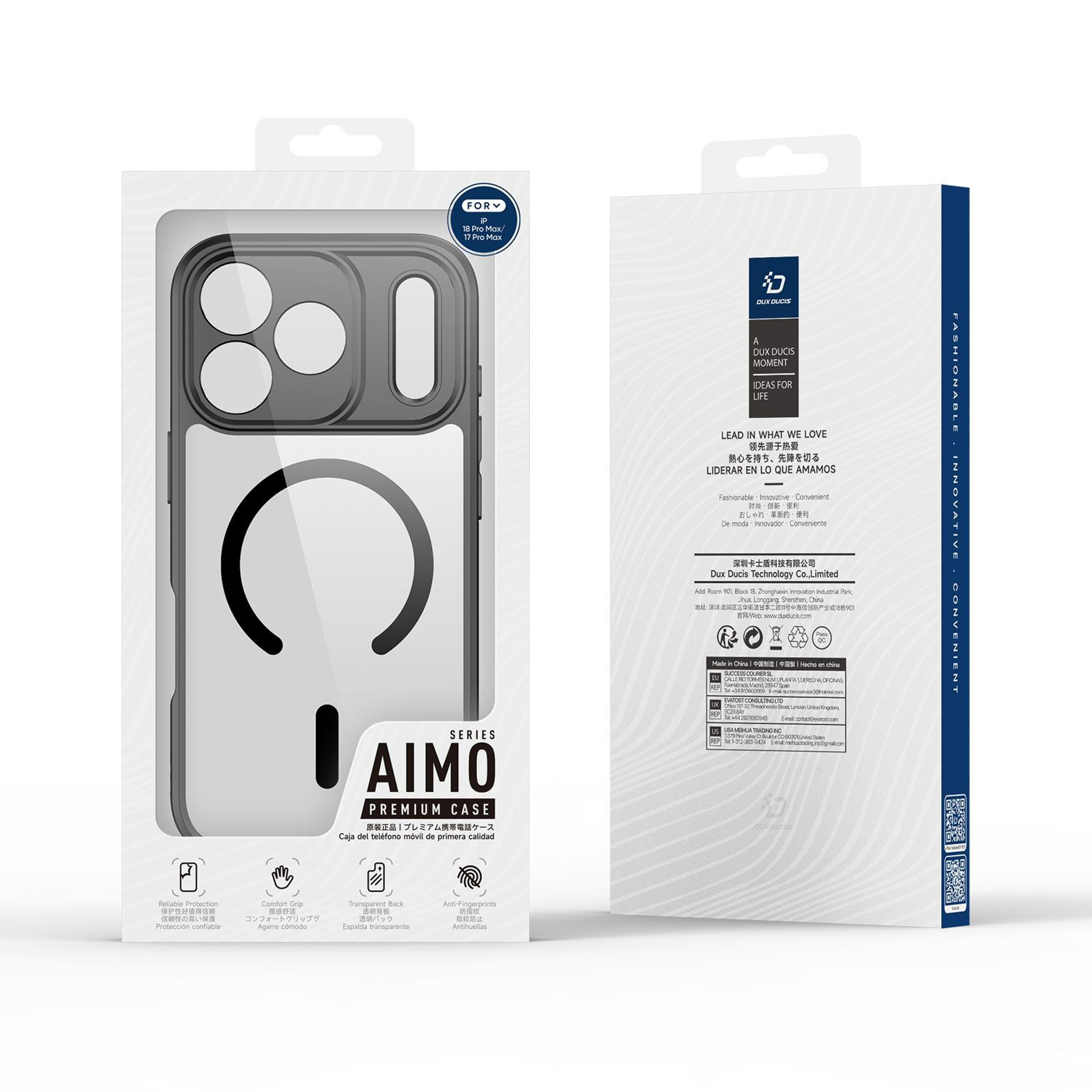 iPhone 18 Pro Max MagSafe Case with Frosted TPU and PC Protection – view 8