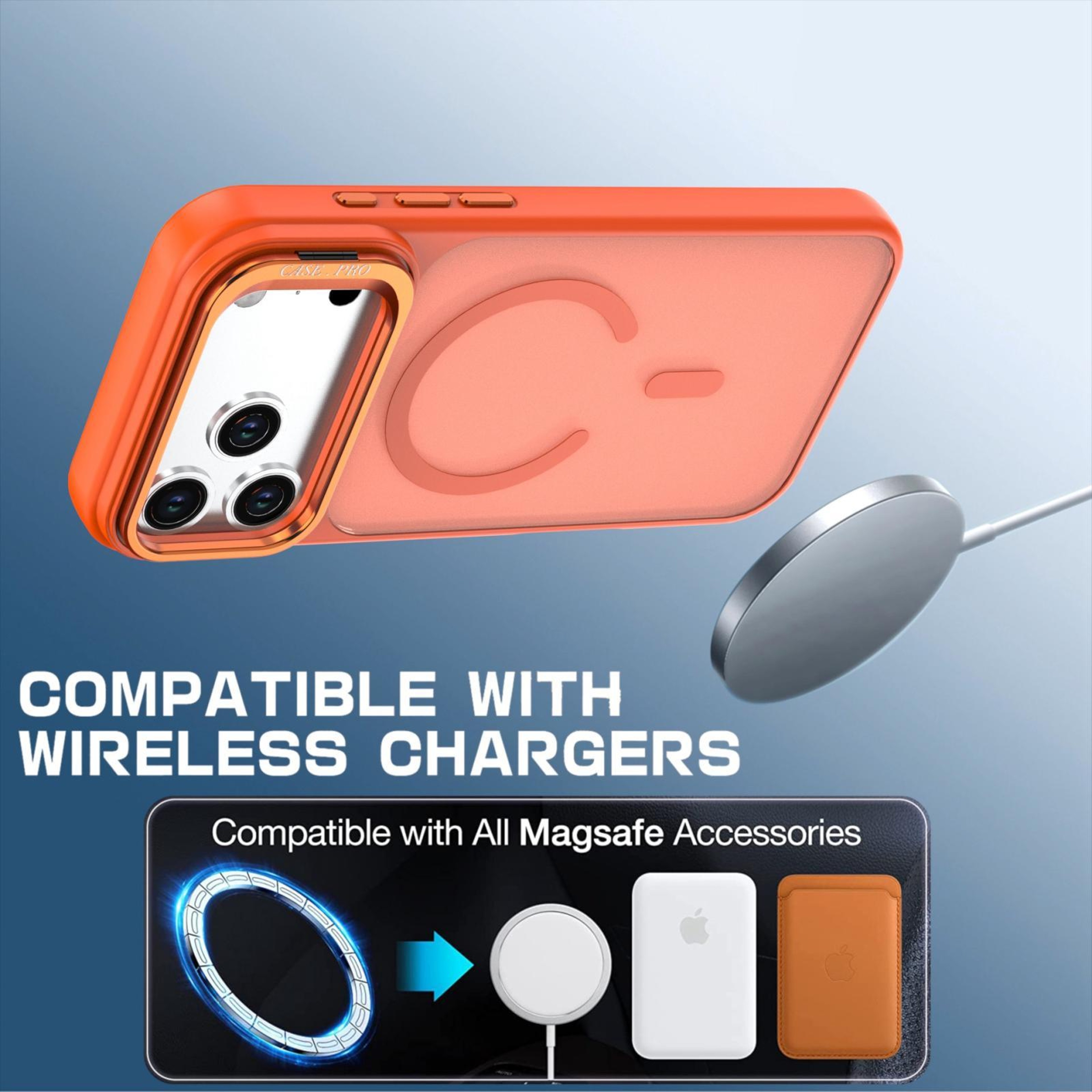 IPhone 18 Pro MagSafe Phone Case With Frosted Finish And Camera Stand 2
