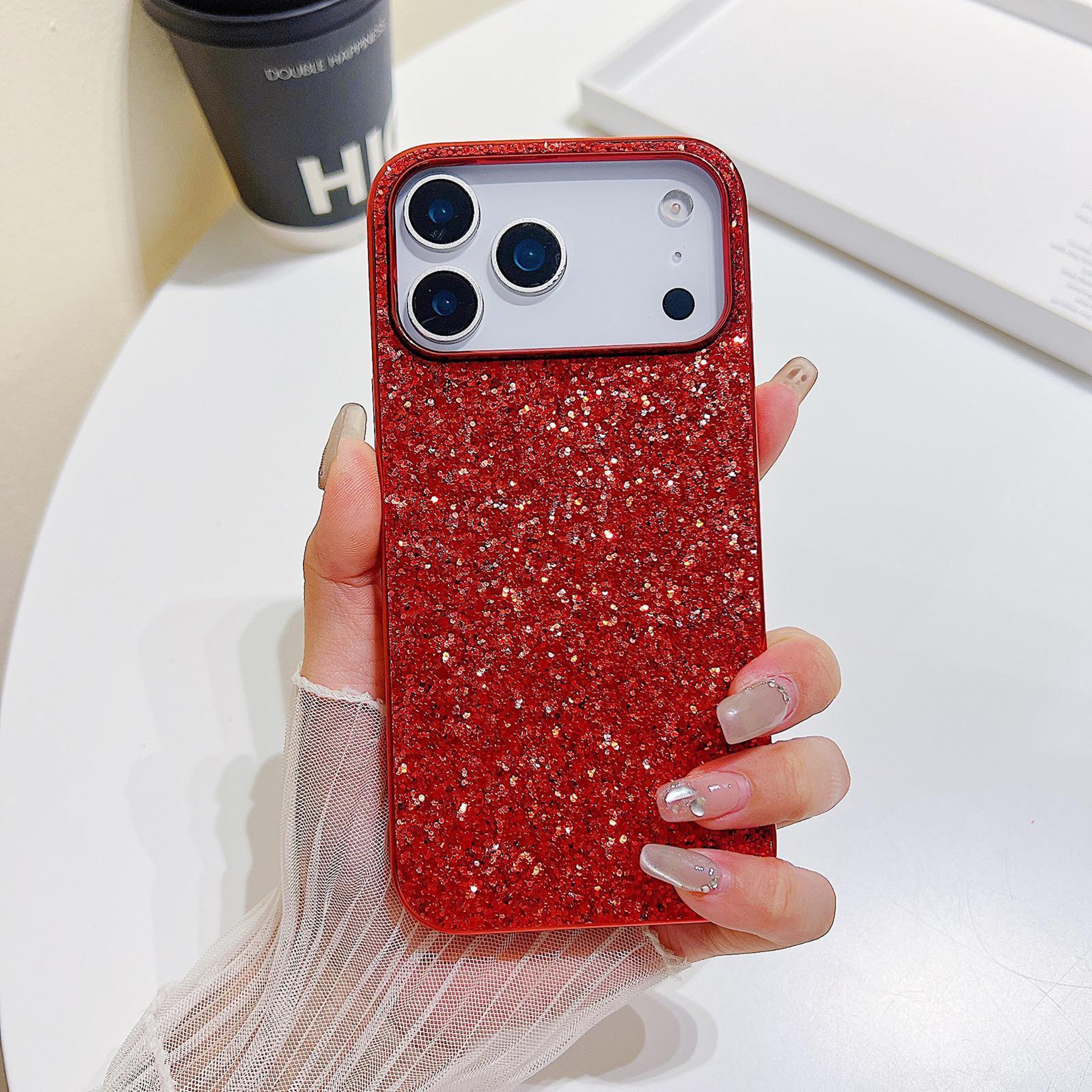 IPhone 18 Pro Glitter Powder Shock Protection TPU Phone Case 0