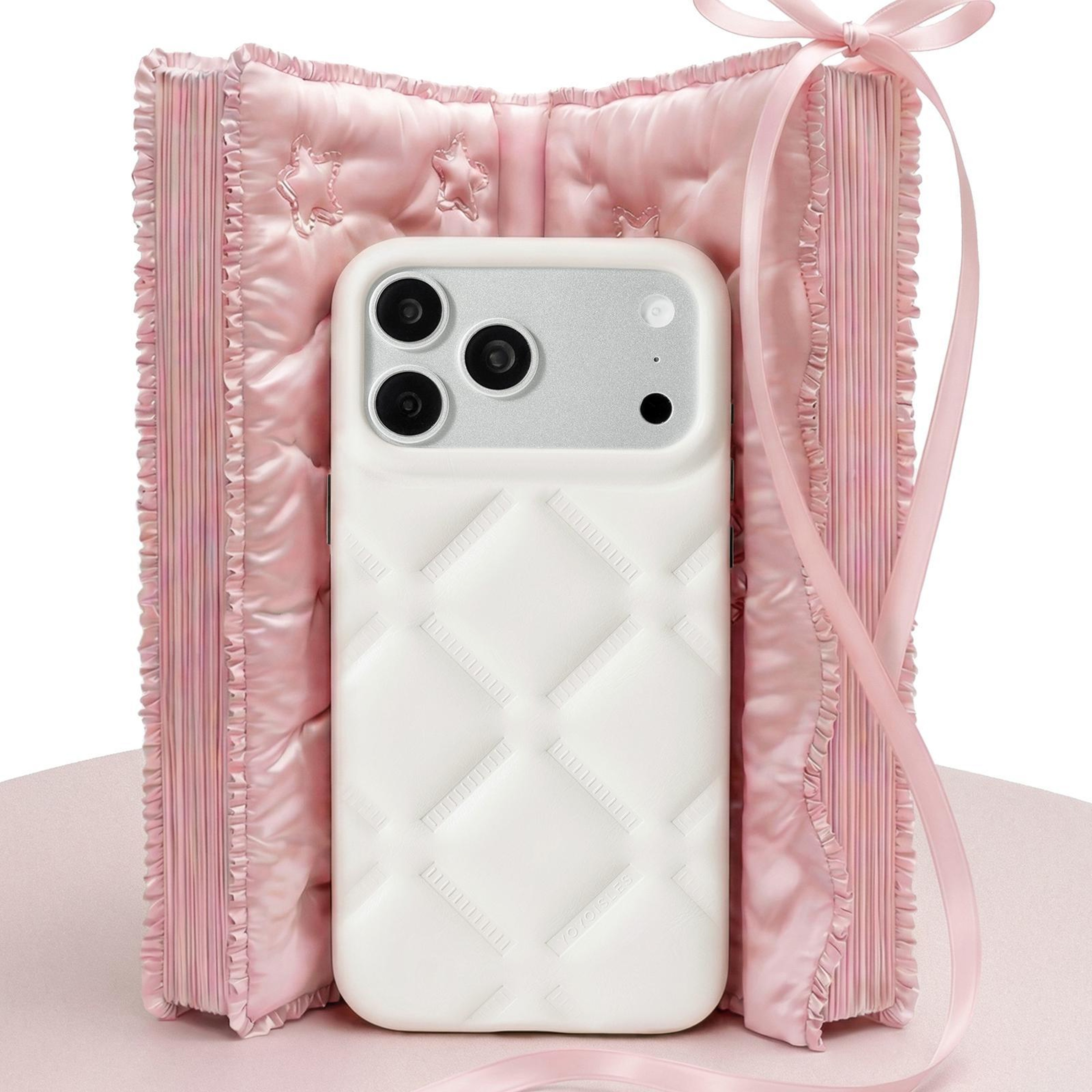 IPhone 18 Pro Max Vegan Leather Quilted Phone Case 2