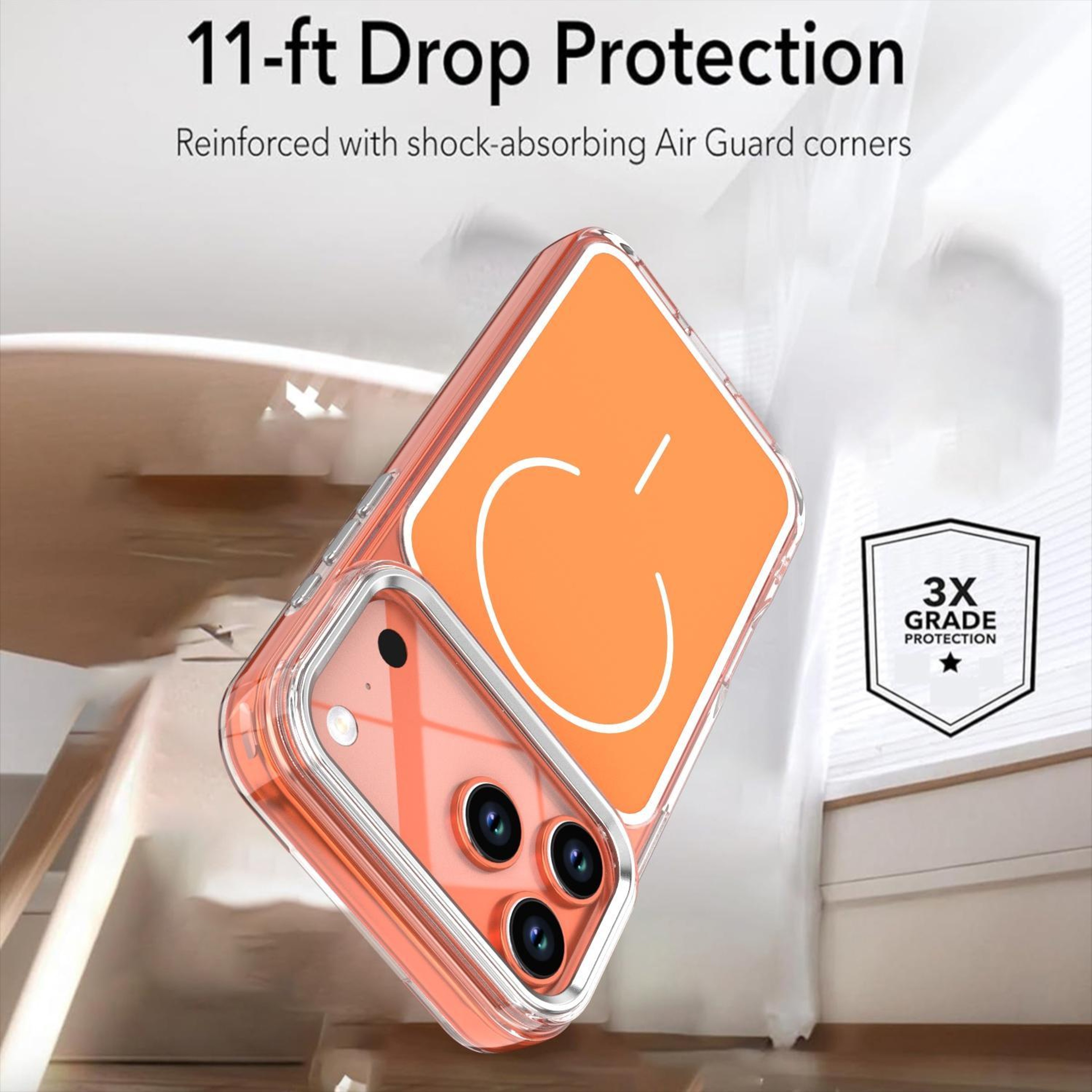 IPhone 18 Pro Max MagSafe Magnetic Phone Case With TwoColor Acrylic TPU Design 2