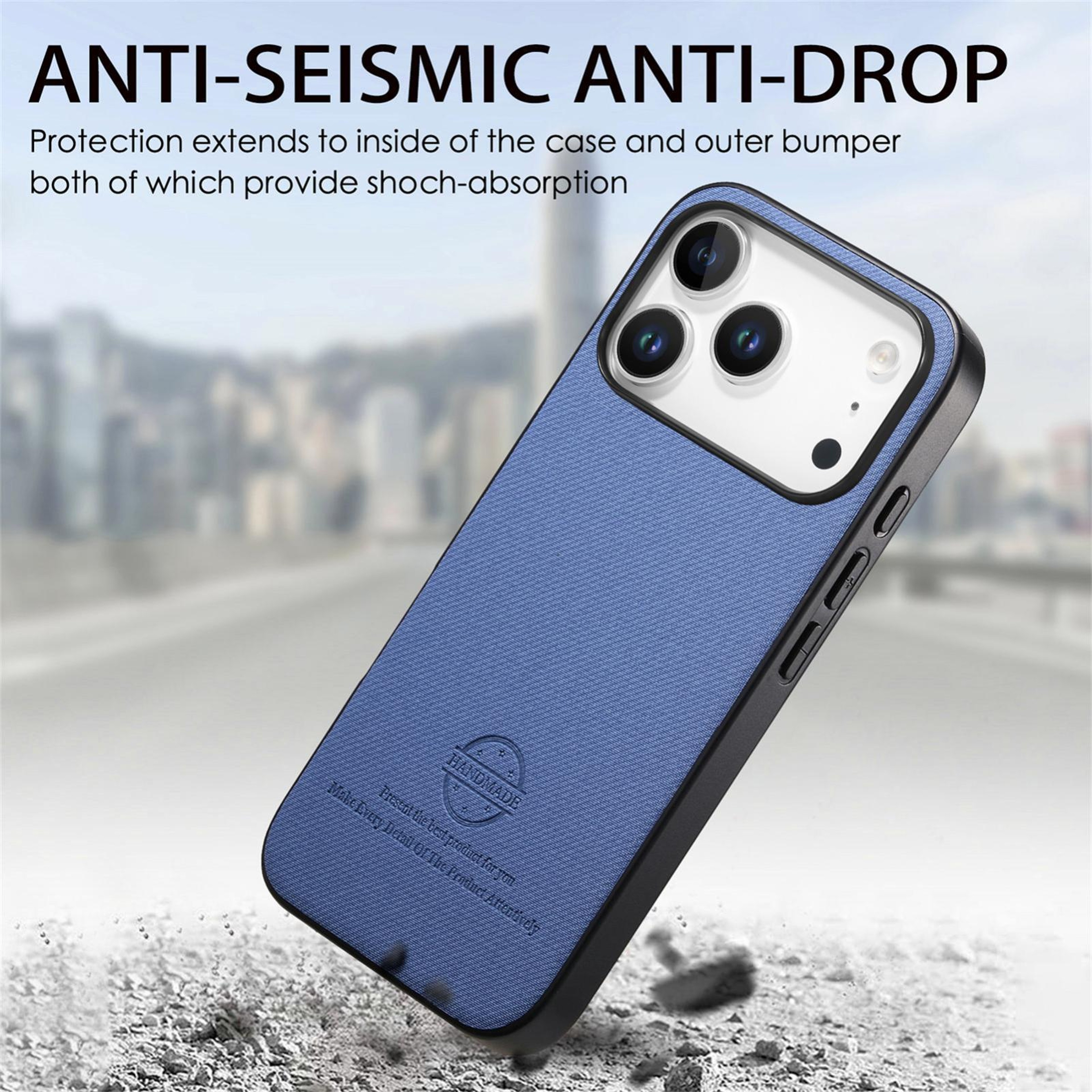 IPhone 18 Pro Leather TPU PC Protective Phone Case 4