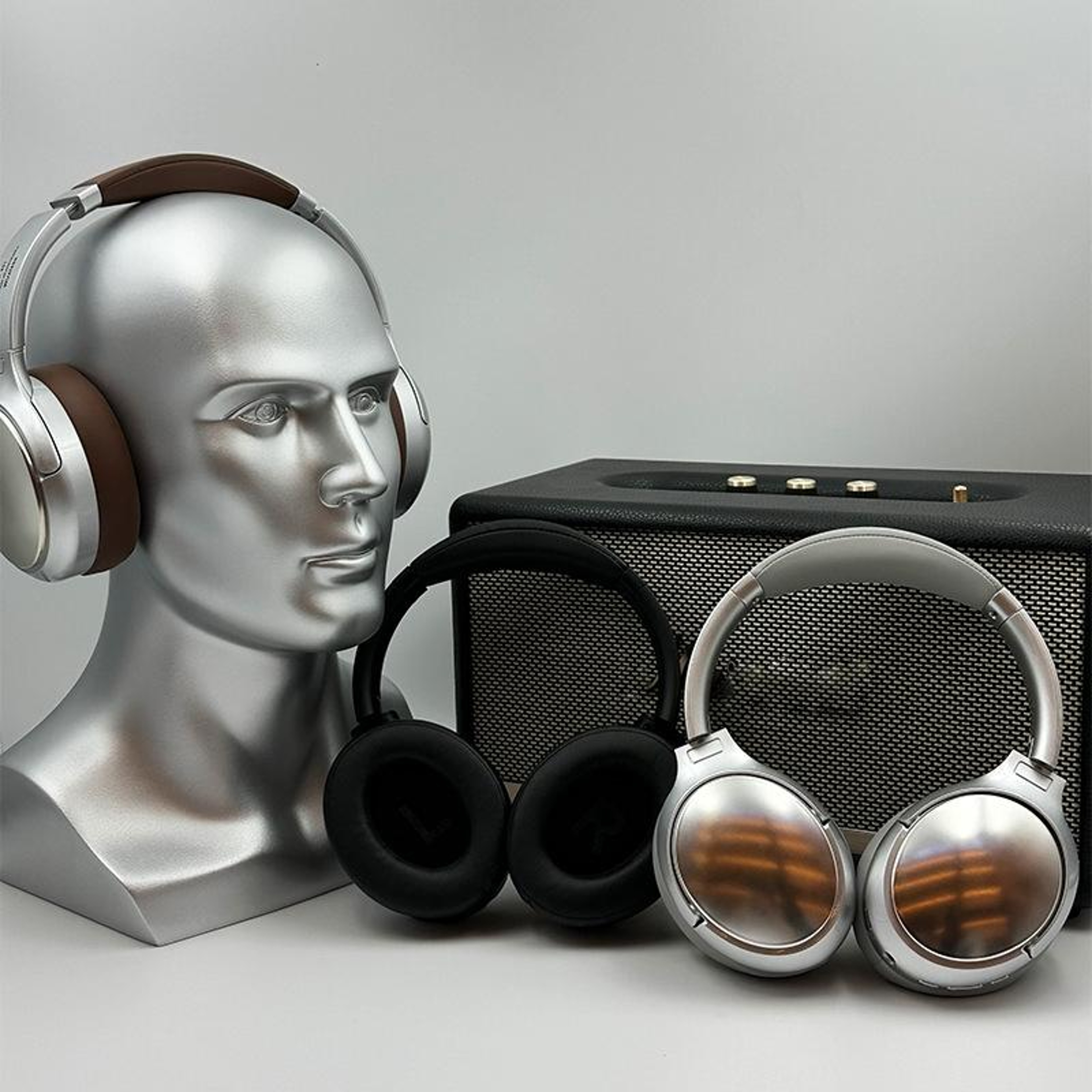 Retro Bluetooth Headphones with Metal Headband and 40mm Drivers – view 9
