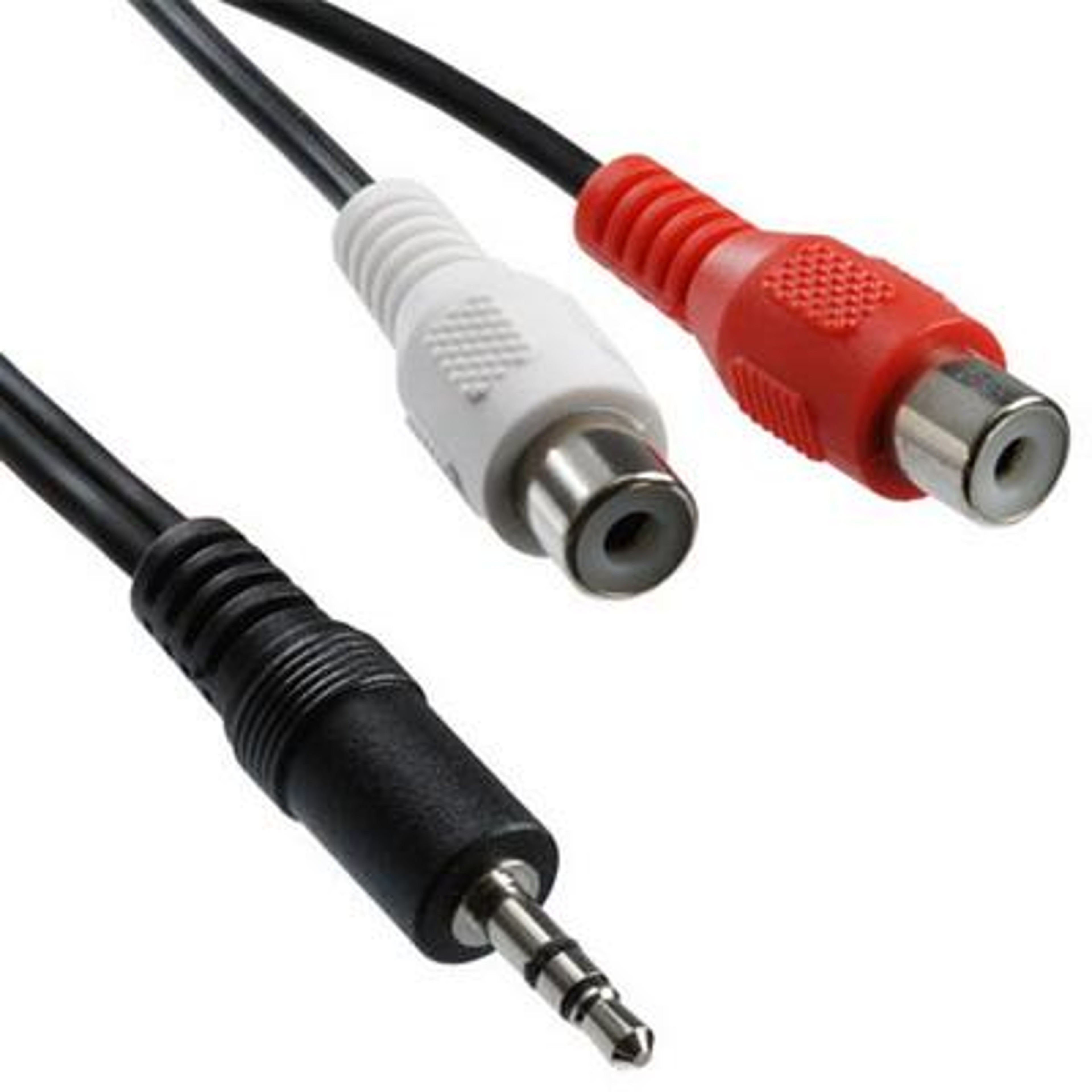 3.5mm Male to Dual RCA Female Audio Y Adapter Cable 7.9 Inch – view 1