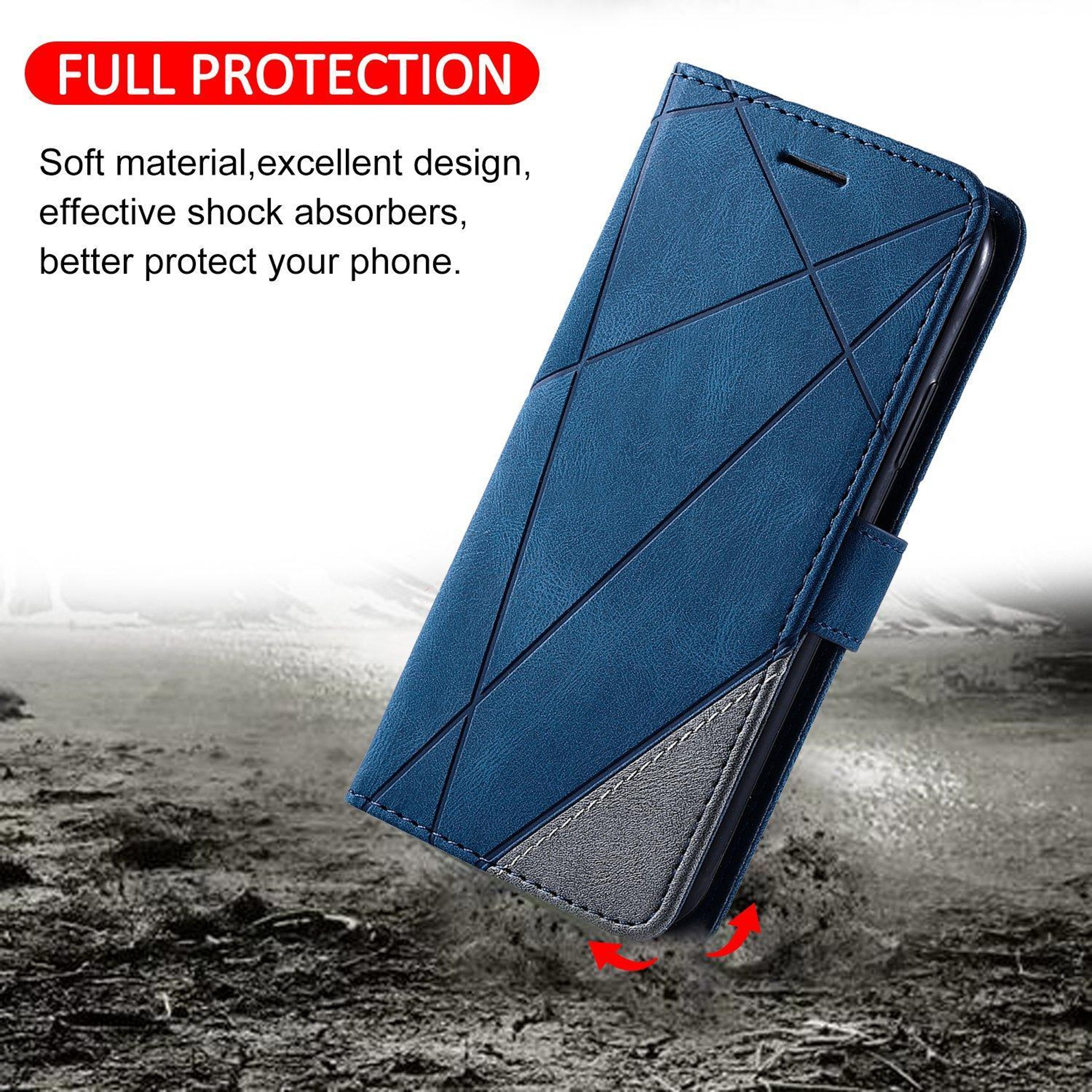 IPhone 18 Pro Max PU TPU Wallet Case With Card Slots And Kickstand 6