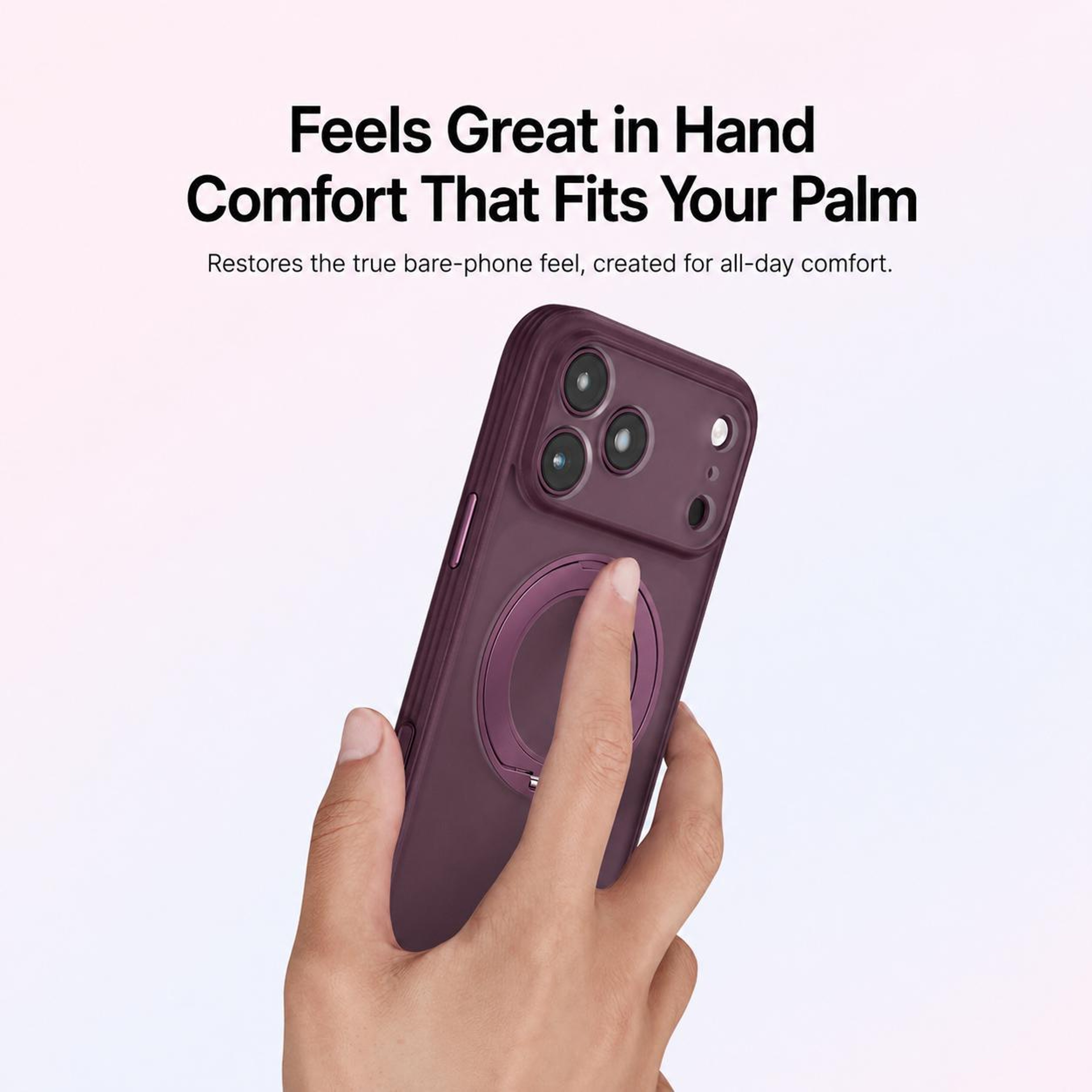 18 Pro Max Magnetic Shockproof Phone Case With Rotating Ring Stand 8
