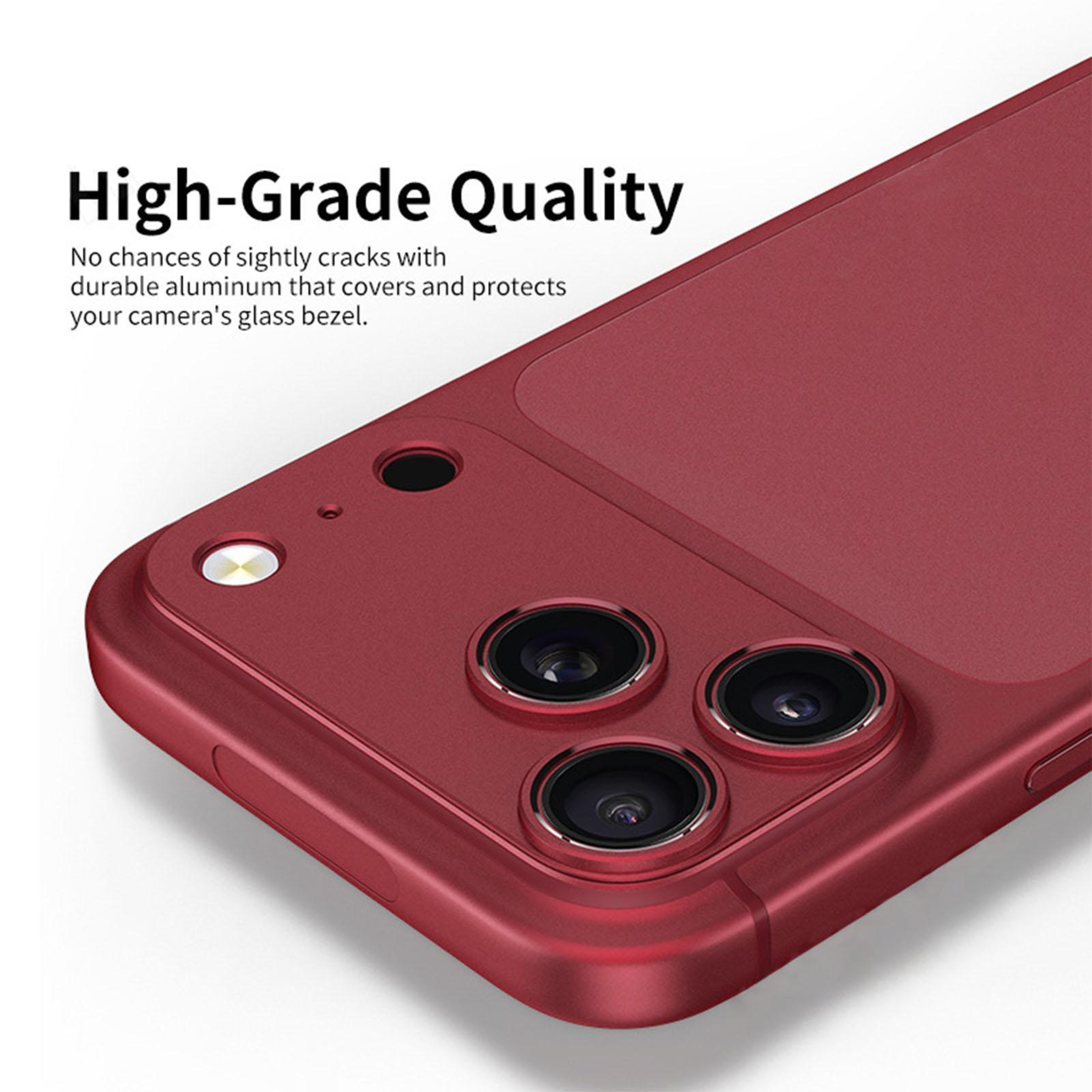 IPhone 18 Pro Max Camera Lens Protector Ring With Aluminum Alloy Frame 2