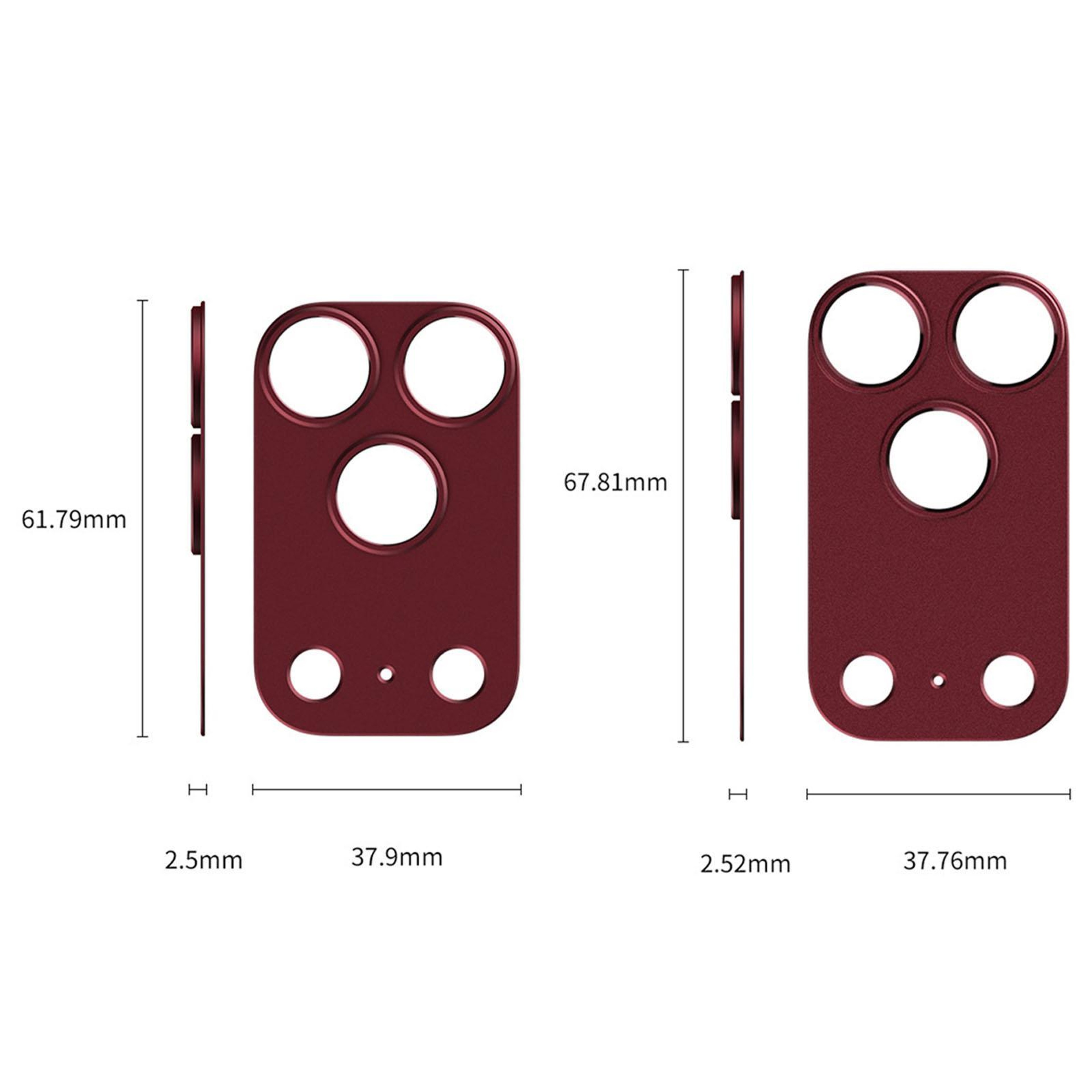 IPhone 18 Pro Max Camera Lens Protector Ring With Aluminum Alloy Frame 6