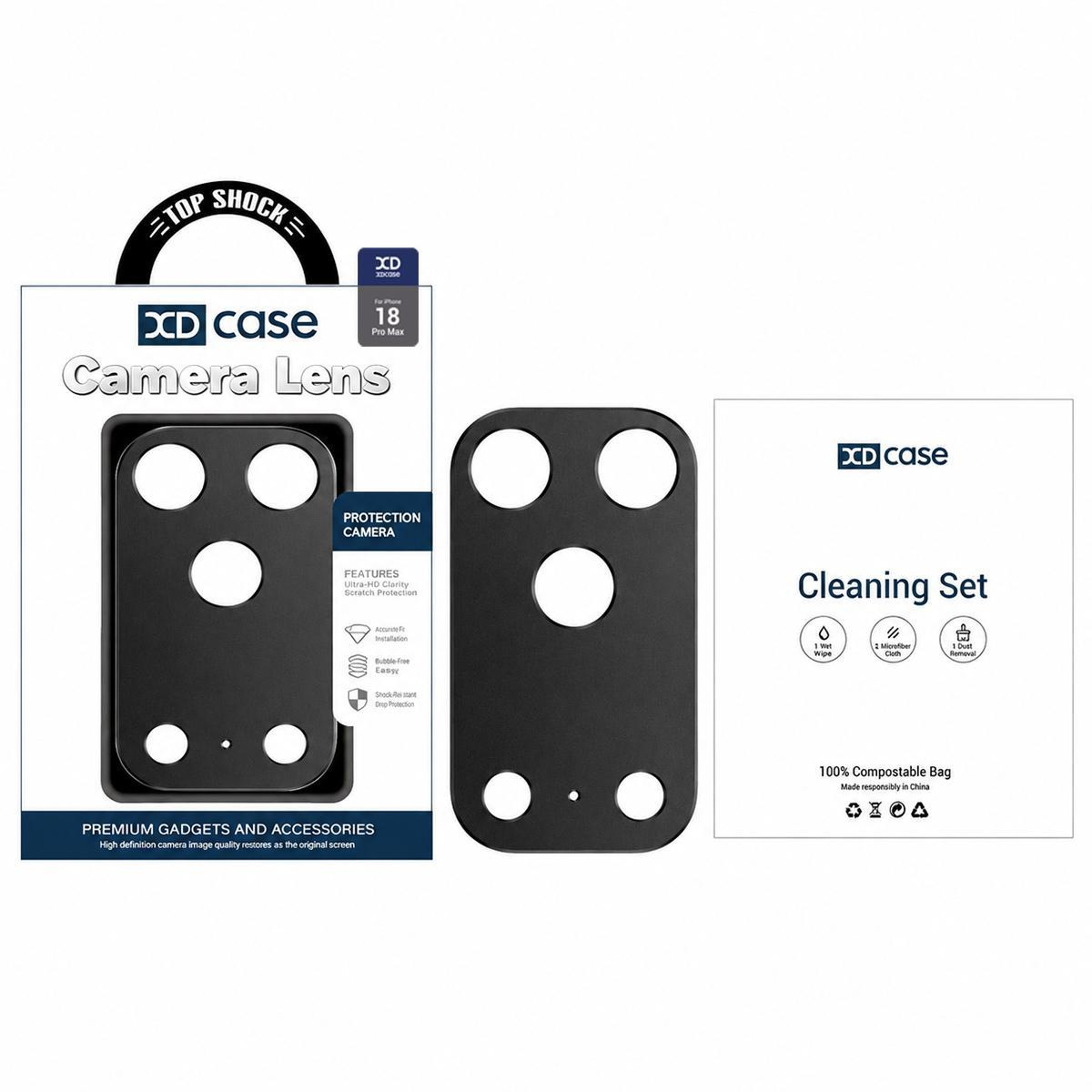 Phone 18 Pro Aluminum Alloy Hollow Camera Lens Protector 7